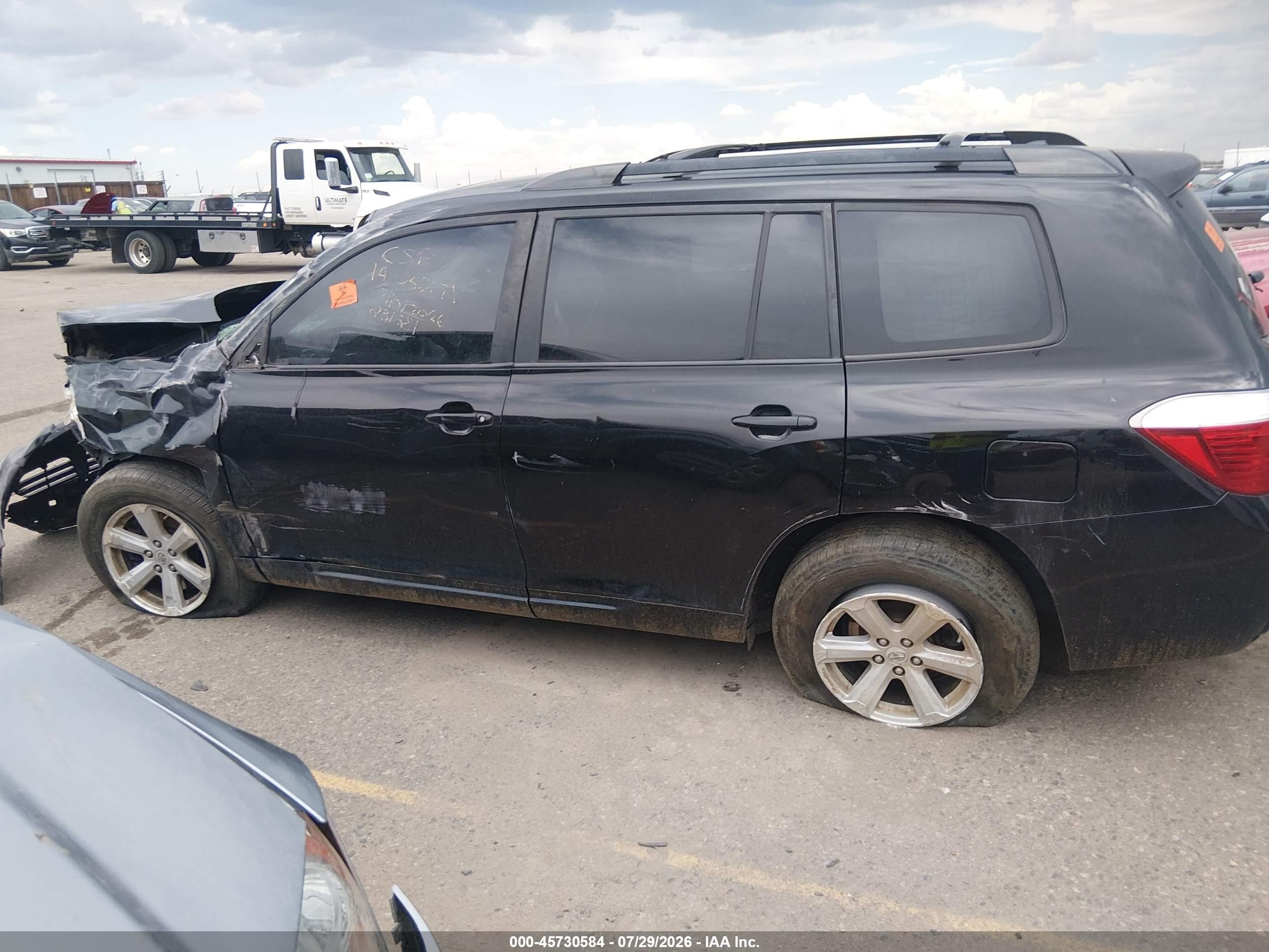2010 Toyota Highlander Se V6 Черный vin: 5TDJK3EH1AS030623