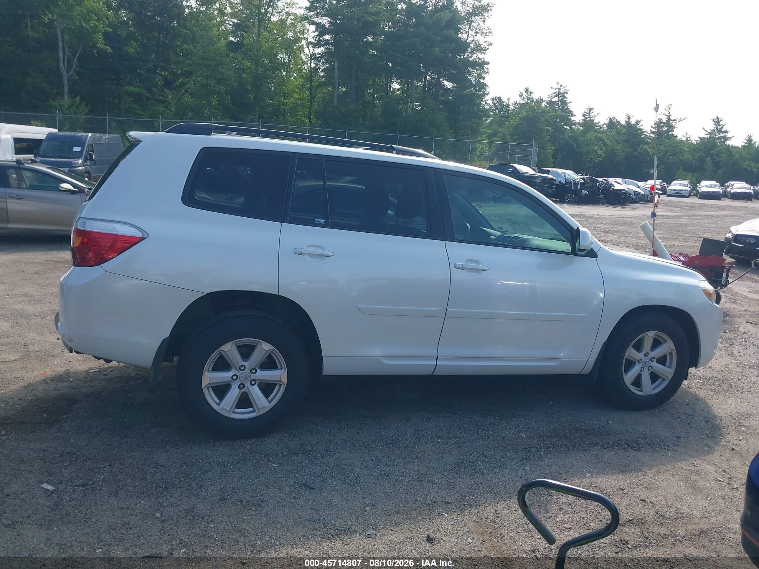 2010 Toyota Highlander Se V6 Белый vin: 5TDJK3EH1AS039208