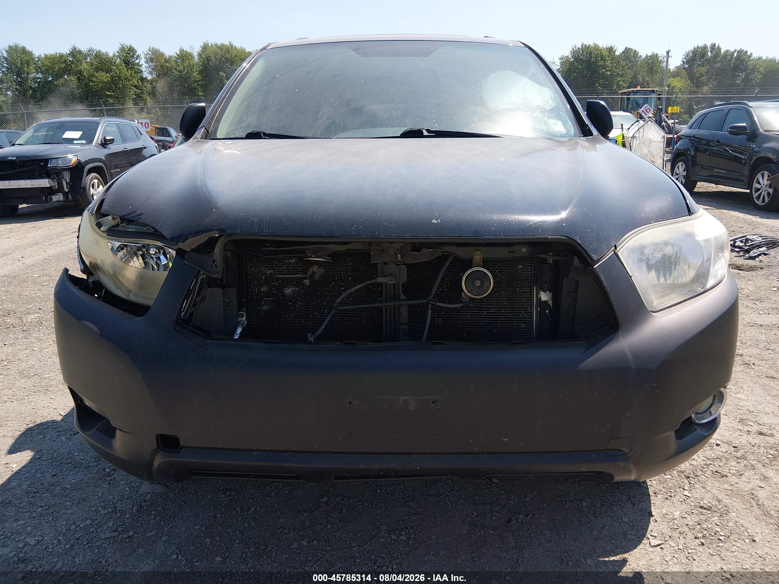 2010 Toyota Highlander Se V6 Black vin: 5TDJK3EH1AS040181