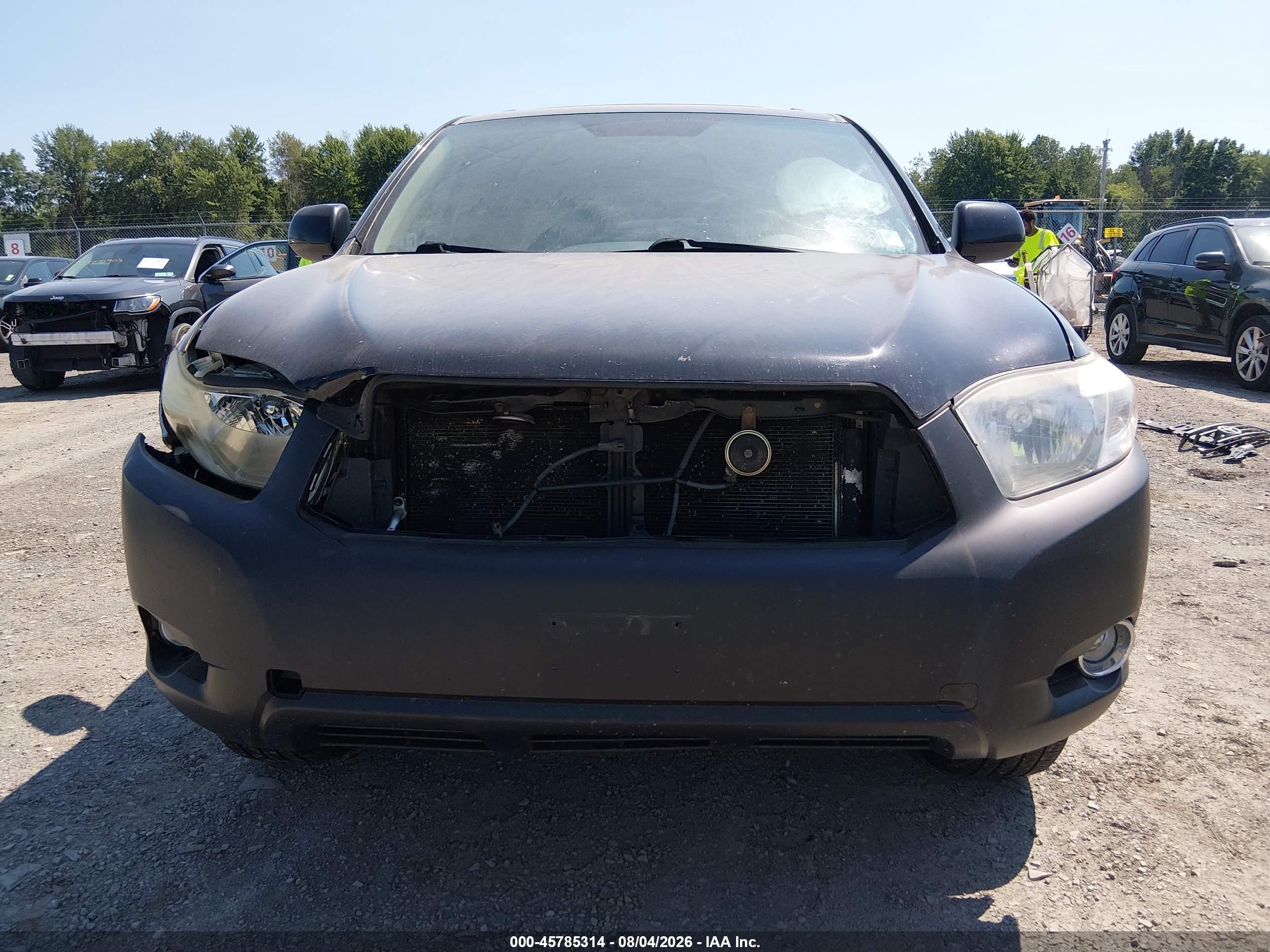 2010 Toyota Highlander Se V6 Black vin: 5TDJK3EH1AS040181