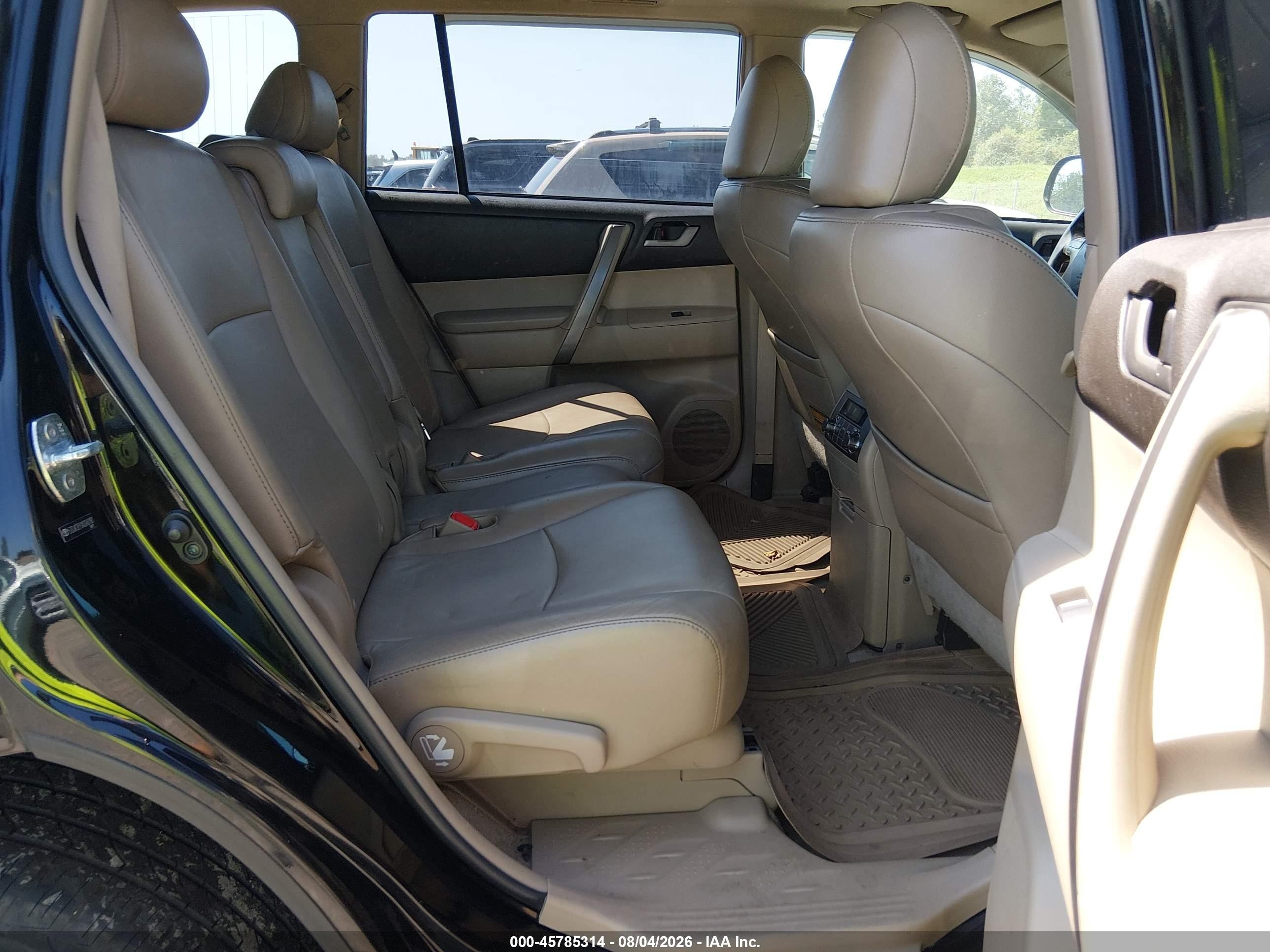 2010 Toyota Highlander Se V6 Black vin: 5TDJK3EH1AS040181