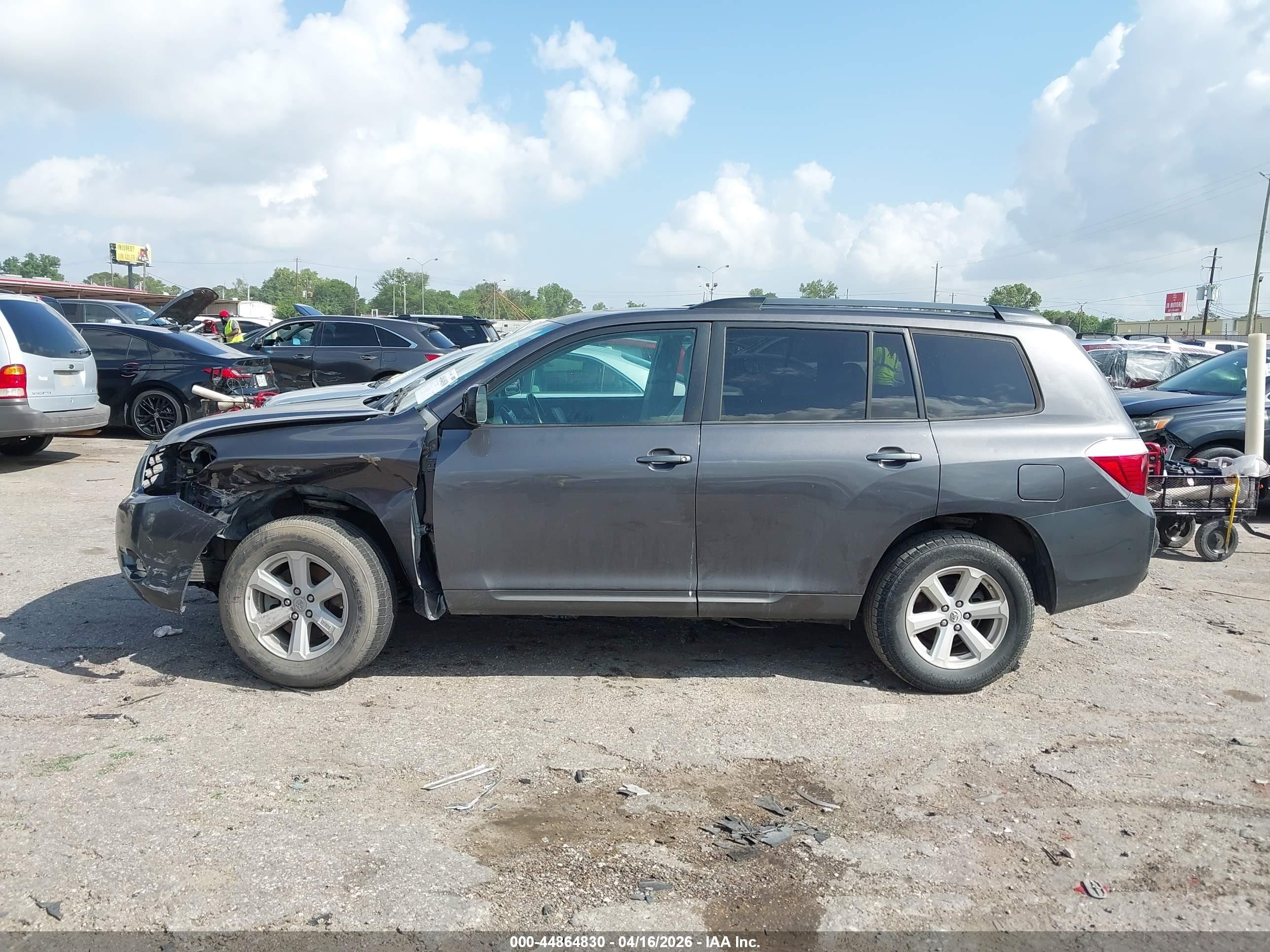 2010 Toyota Highlander Se V6 Gray vin: 5TDJK3EH2AS009876