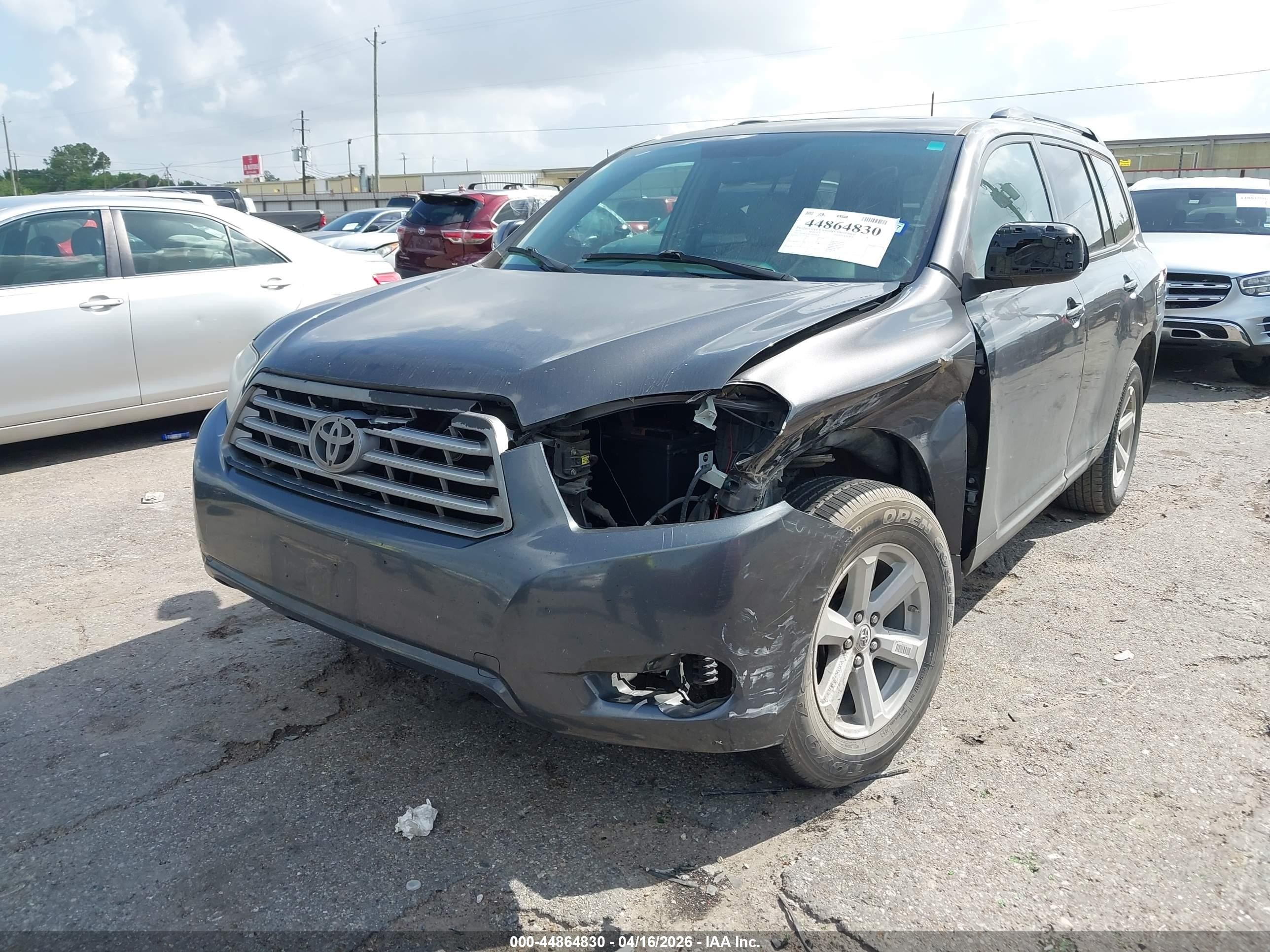 2010 Toyota Highlander Se V6 Gray vin: 5TDJK3EH2AS009876