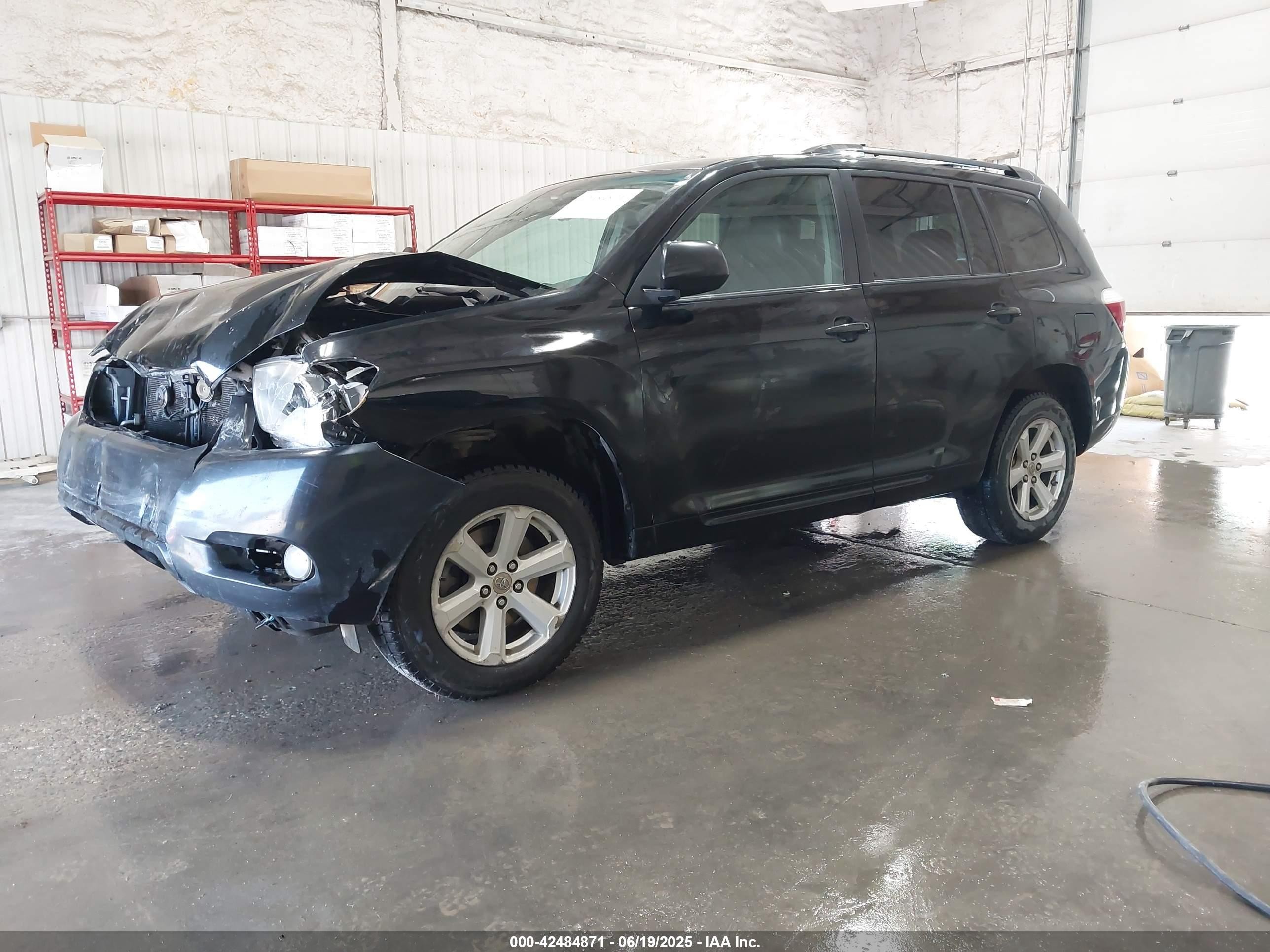 2010 Toyota Highlander Se V6 Black vin: 5TDJK3EH2AS014589