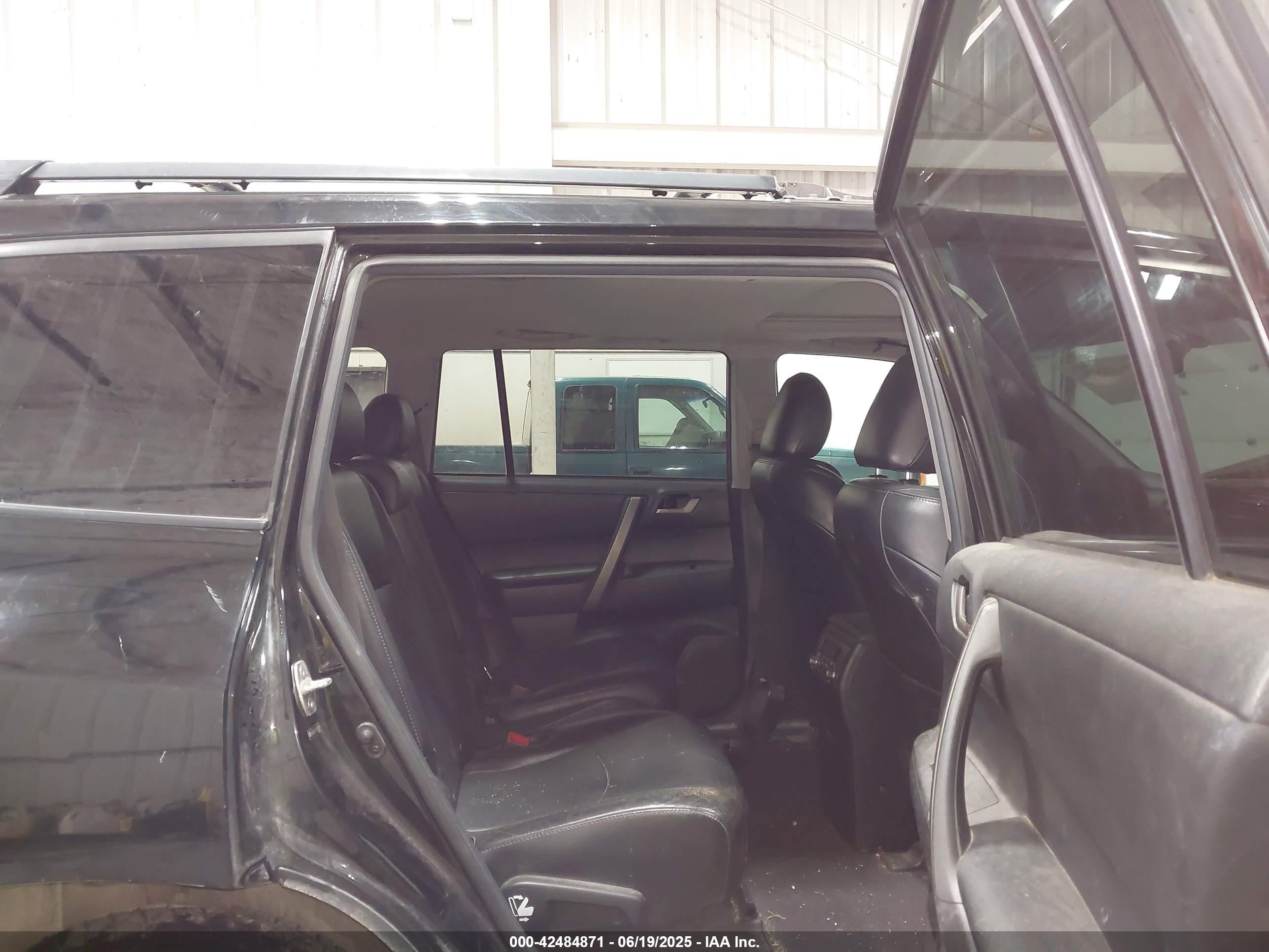 2010 Toyota Highlander Se V6 Black vin: 5TDJK3EH2AS014589