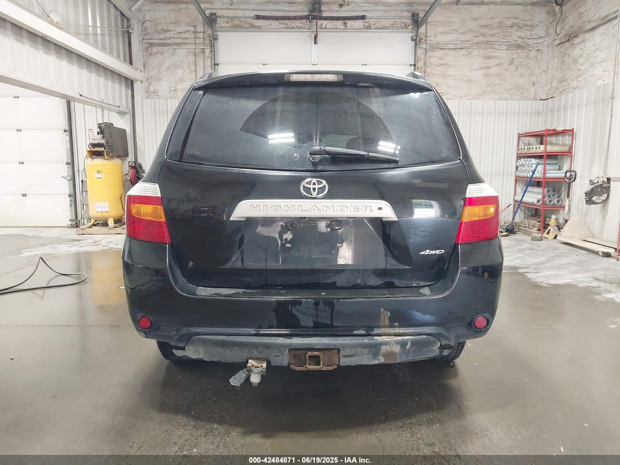 2010 Toyota Highlander Se V6 Black vin: 5TDJK3EH2AS014589