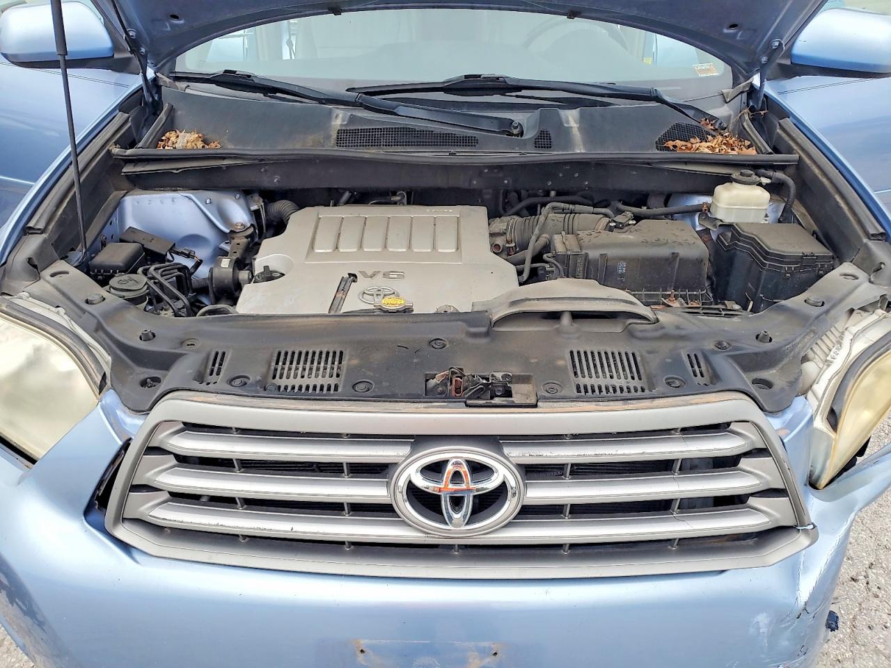 2010 Toyota Highlander Se Blue vin: 5TDJK3EH4AS011371
