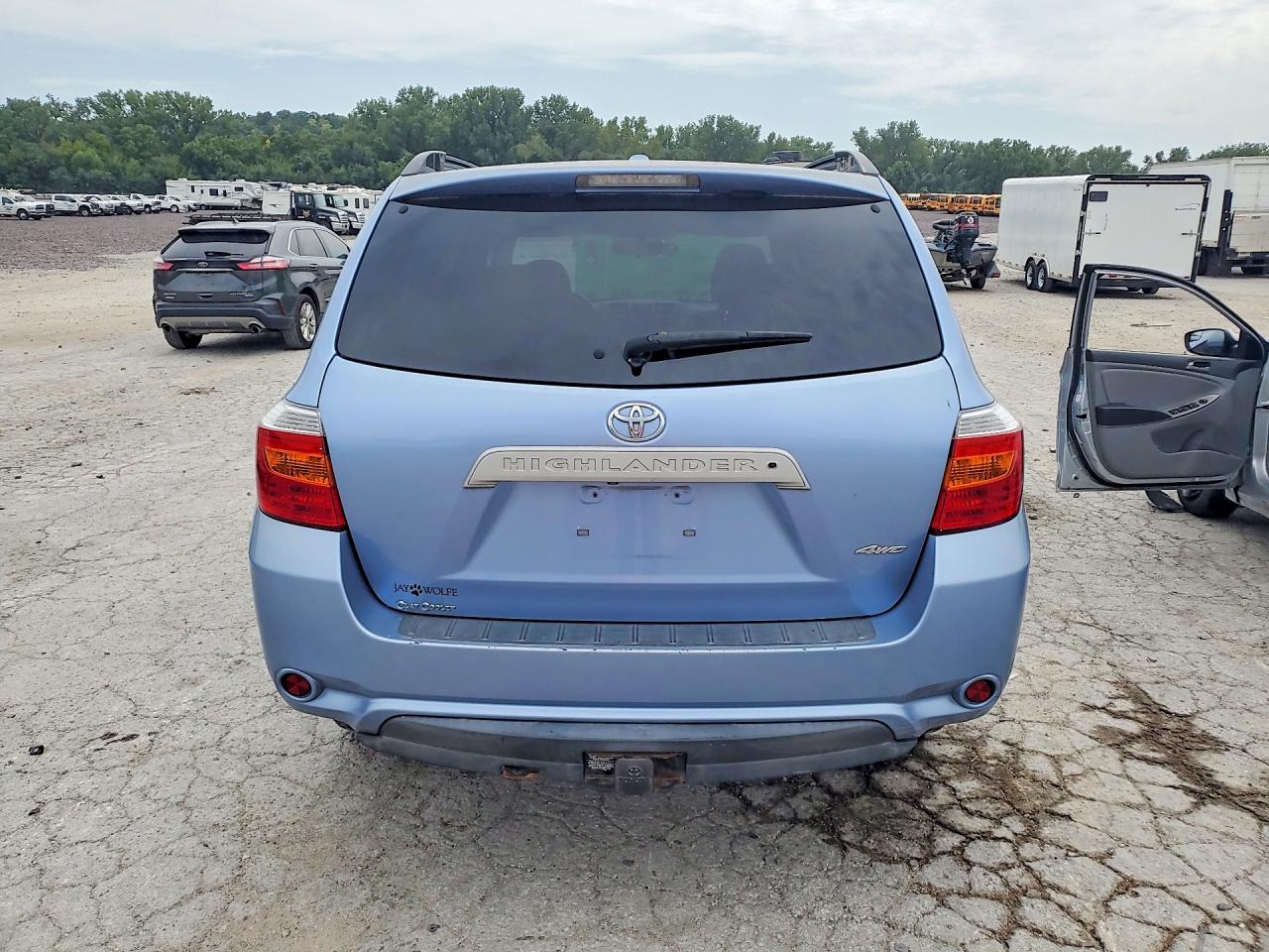 2010 Toyota Highlander Se Blue vin: 5TDJK3EH4AS011371