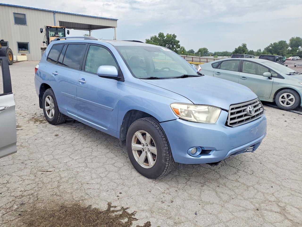 2010 Toyota Highlander Se Blue vin: 5TDJK3EH4AS011371