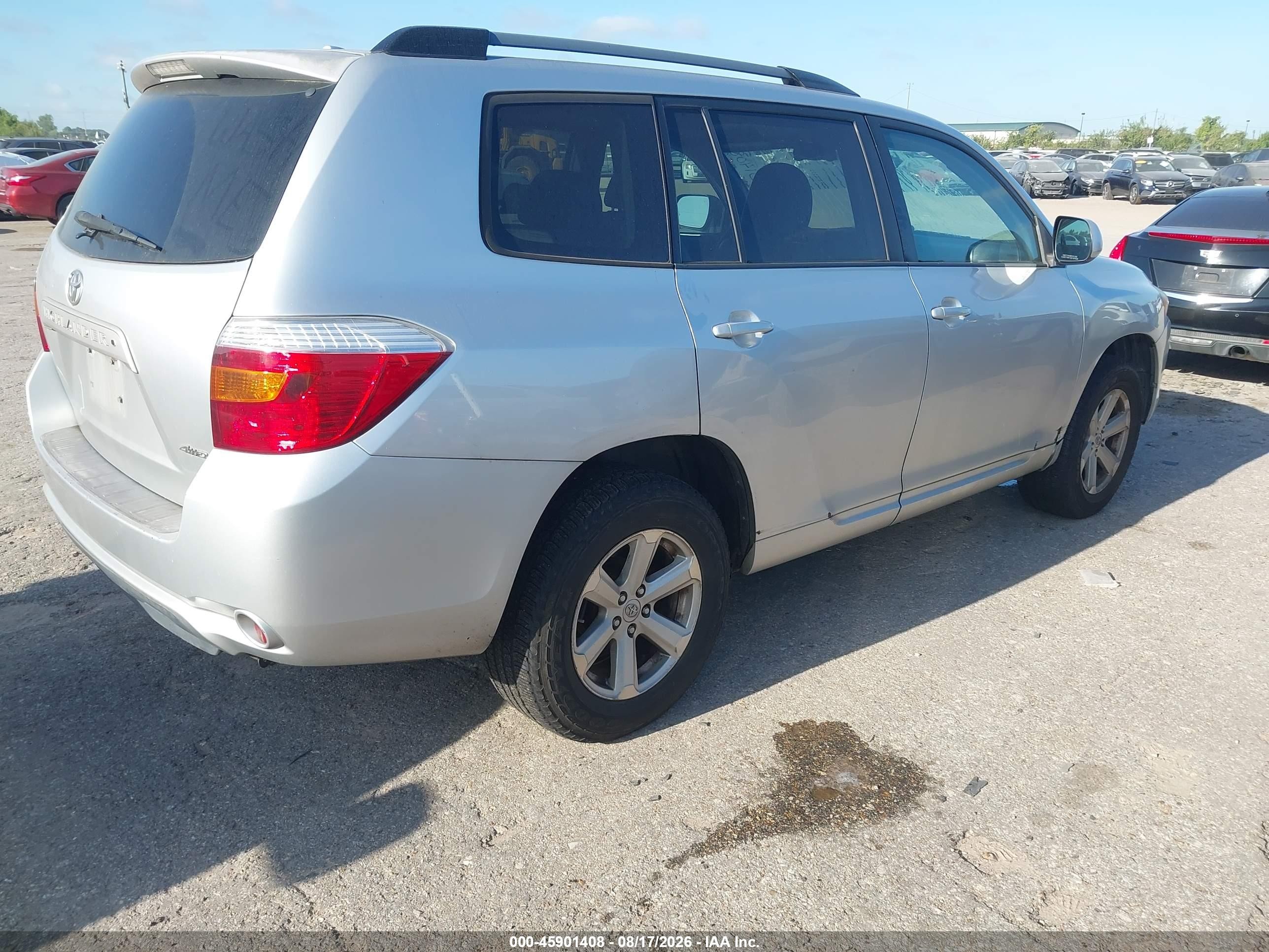 2010 Toyota Highlander Se V6 Серебряный vin: 5TDJK3EH4AS014139