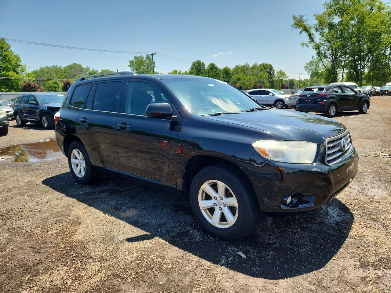 2010 Toyota Highlander Se Black vin: 5TDJK3EH4AS033659