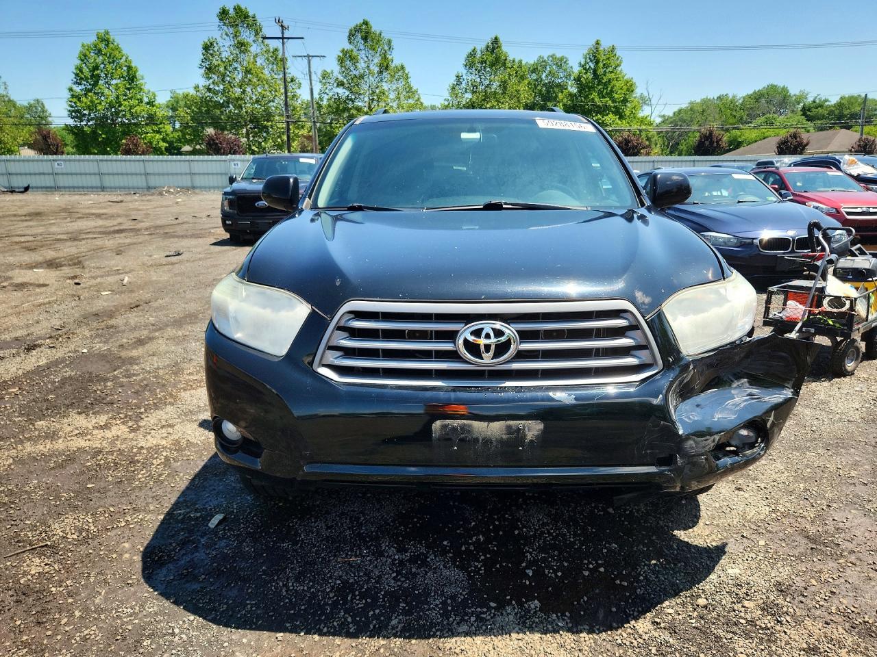 2010 Toyota Highlander Se Black vin: 5TDJK3EH4AS033659
