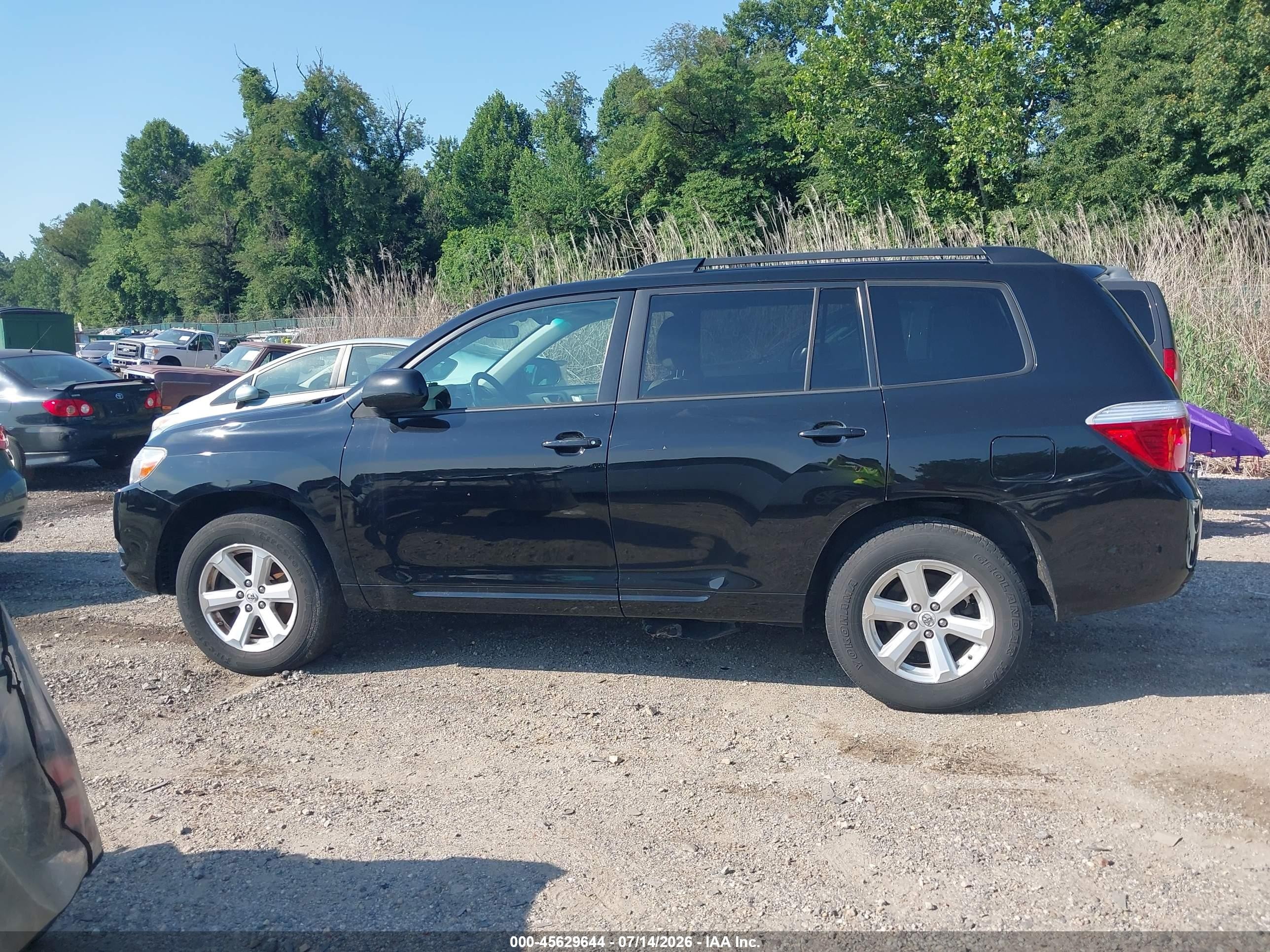 2010 Toyota Highlander Se V6 Black vin: 5TDJK3EH4AS039168