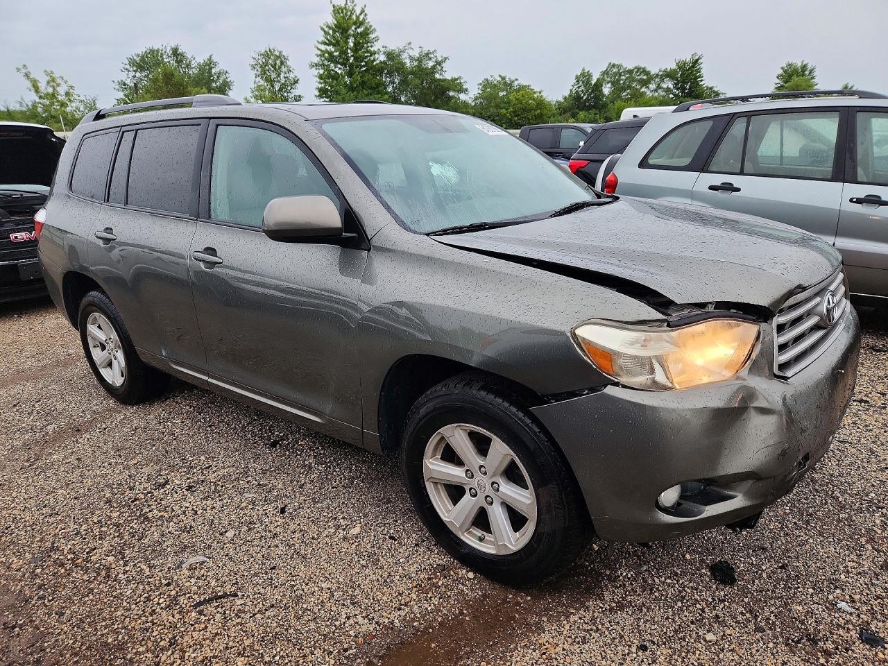 2010 Toyota Highlander Se Gray vin: 5TDJK3EH5AS017678