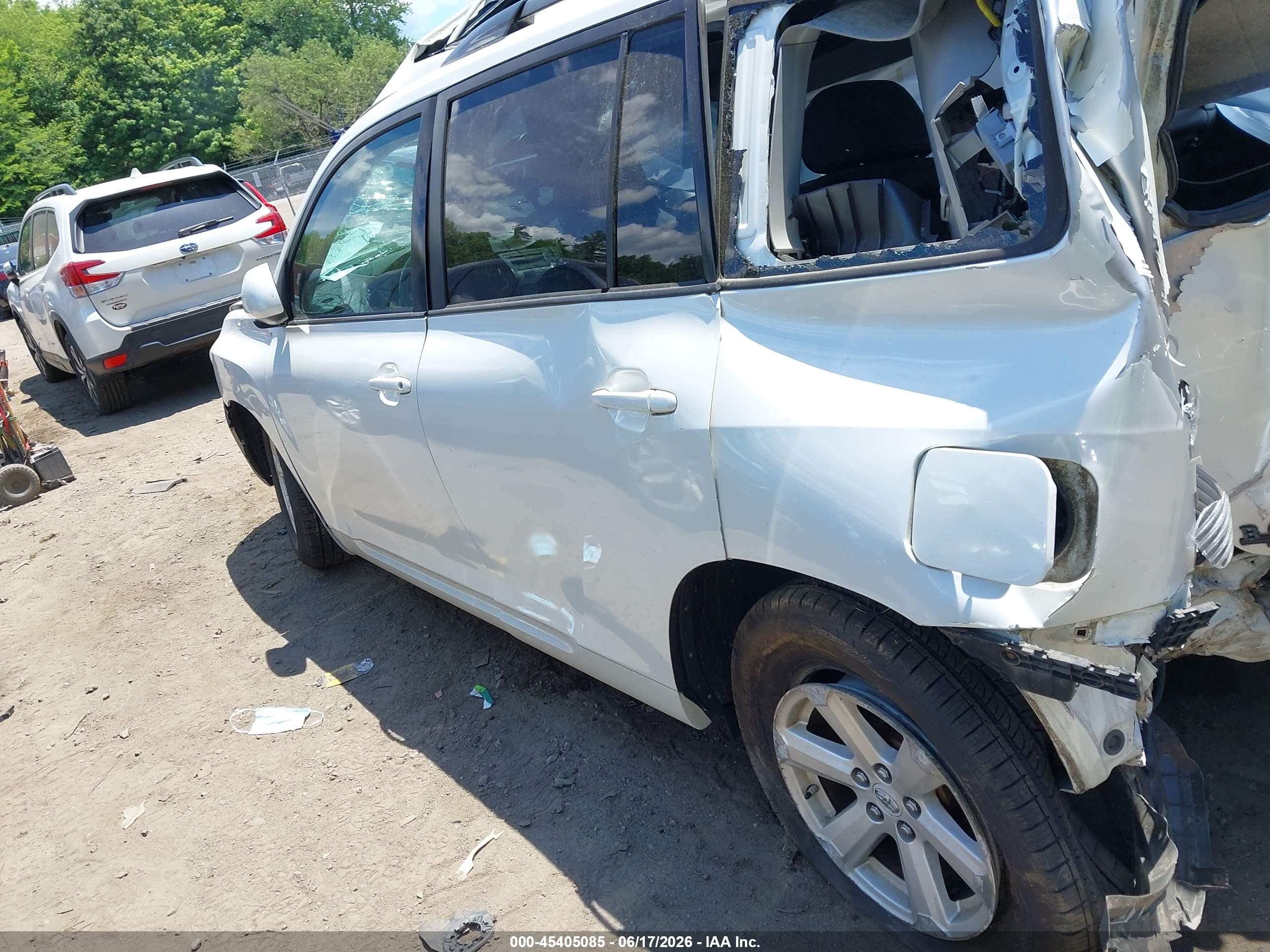 2010 Toyota Highlander Se V6 Белый vin: 5TDJK3EH5AS032794