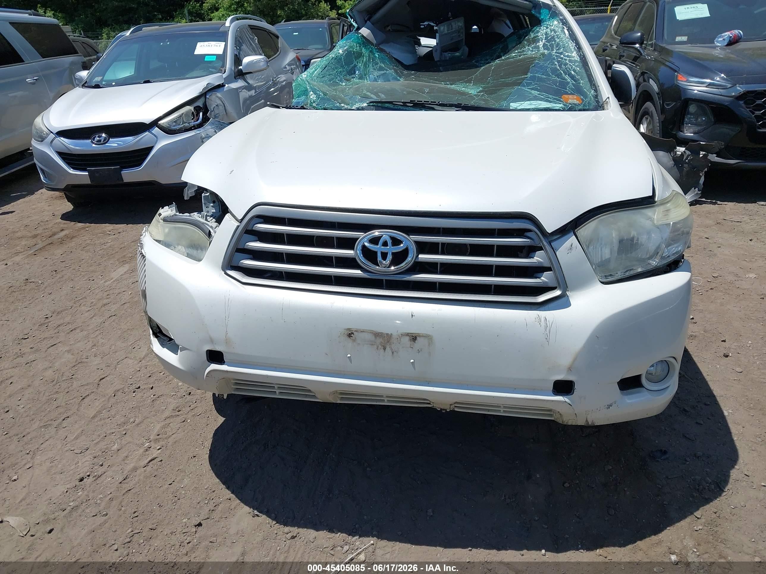 2010 Toyota Highlander Se V6 Белый vin: 5TDJK3EH5AS032794