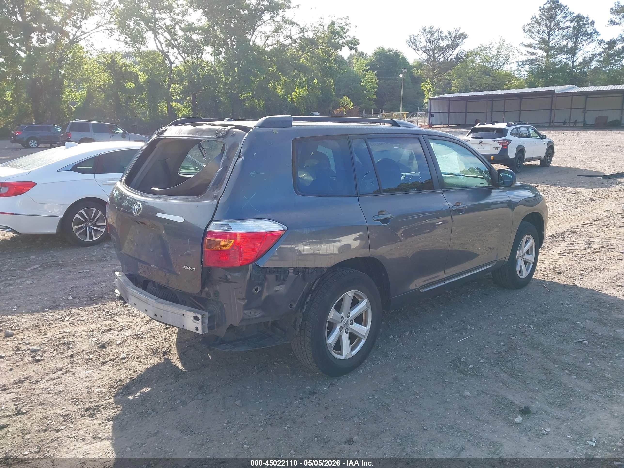 2010 Toyota Highlander Se V6 Серый vin: 5TDJK3EH5AS034111