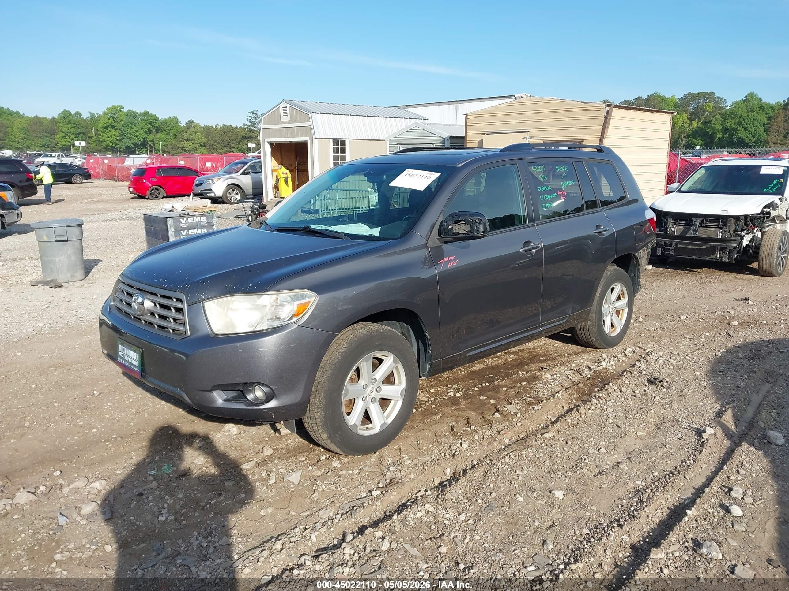 2010 Toyota Highlander Se V6 Серый vin: 5TDJK3EH5AS034111
