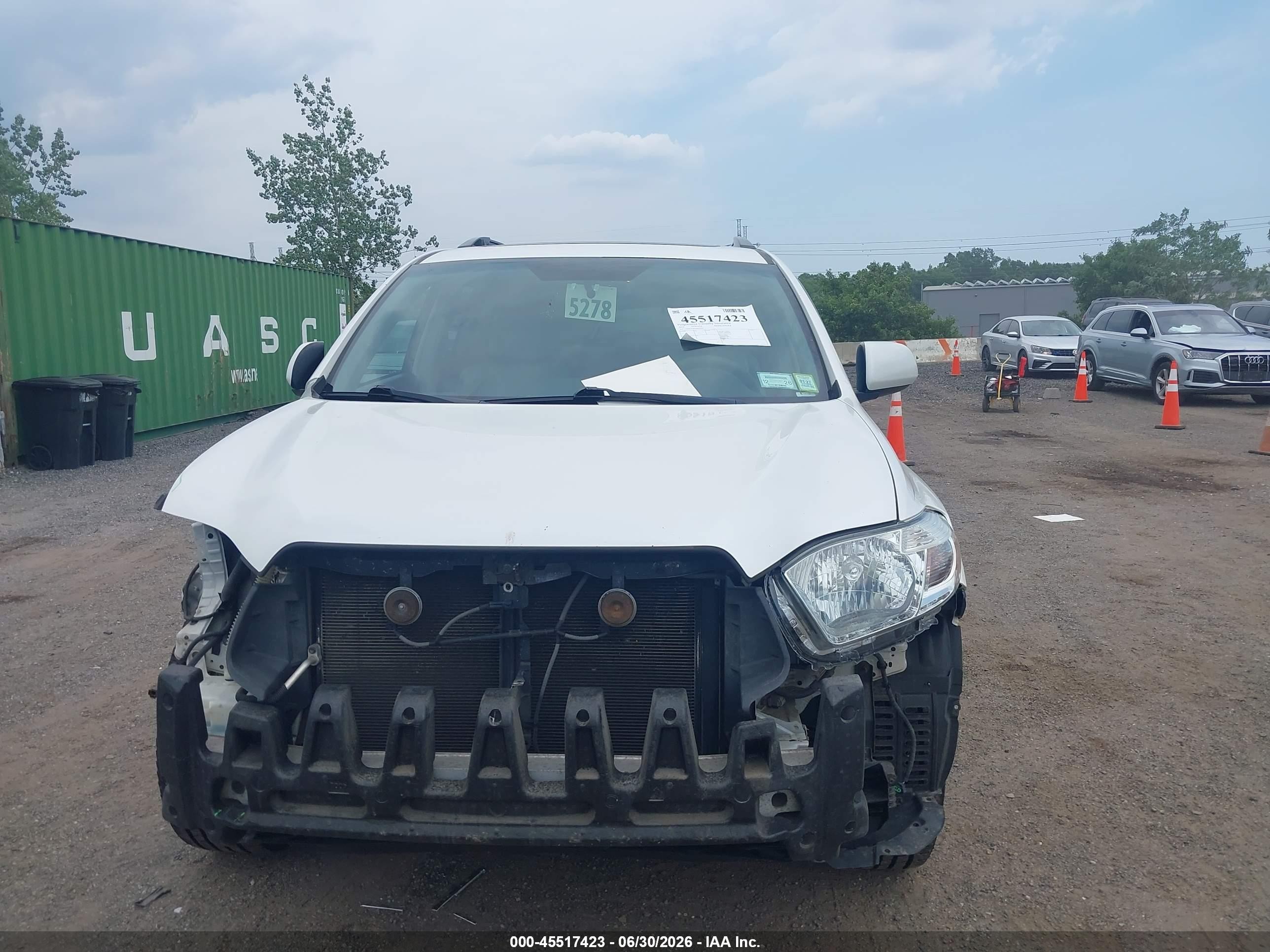 2010 Toyota Highlander Se V6 White vin: 5TDJK3EH5AS035954