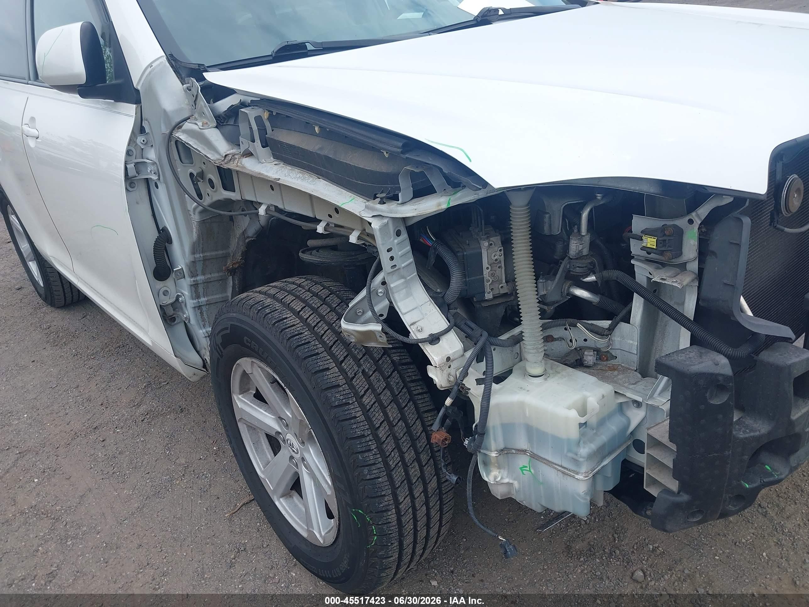 2010 Toyota Highlander Se V6 White vin: 5TDJK3EH5AS035954