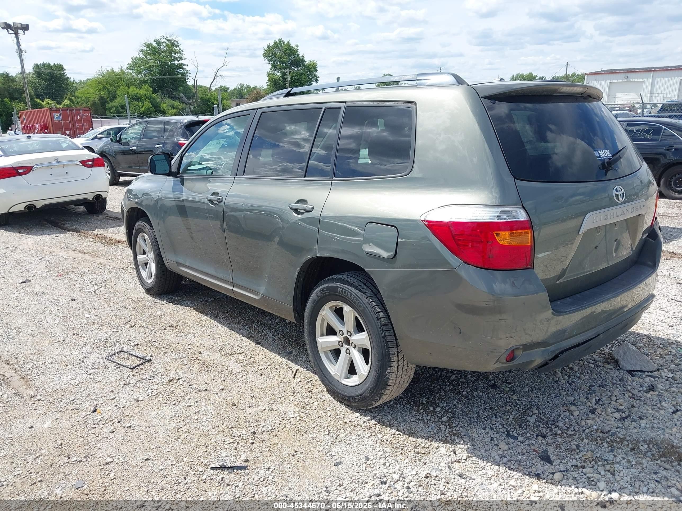 2010 Toyota Highlander Se V6 Gray vin: 5TDJK3EH6AS014398