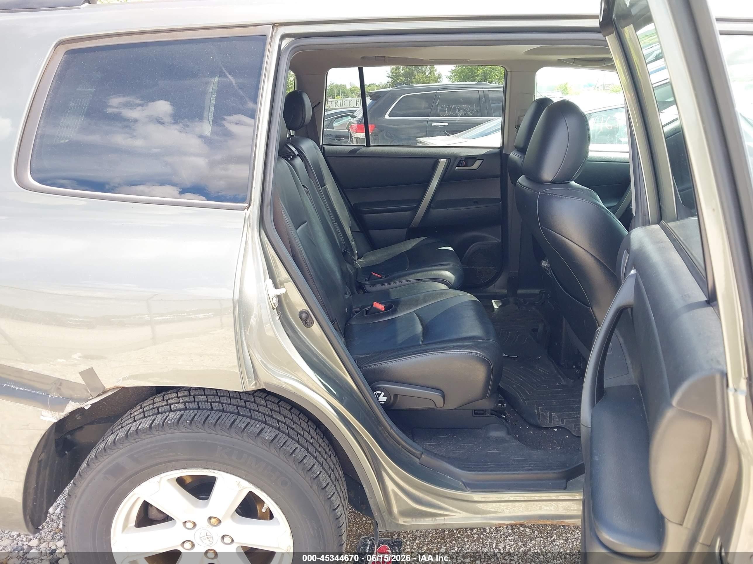 2010 Toyota Highlander Se V6 Gray vin: 5TDJK3EH6AS014398