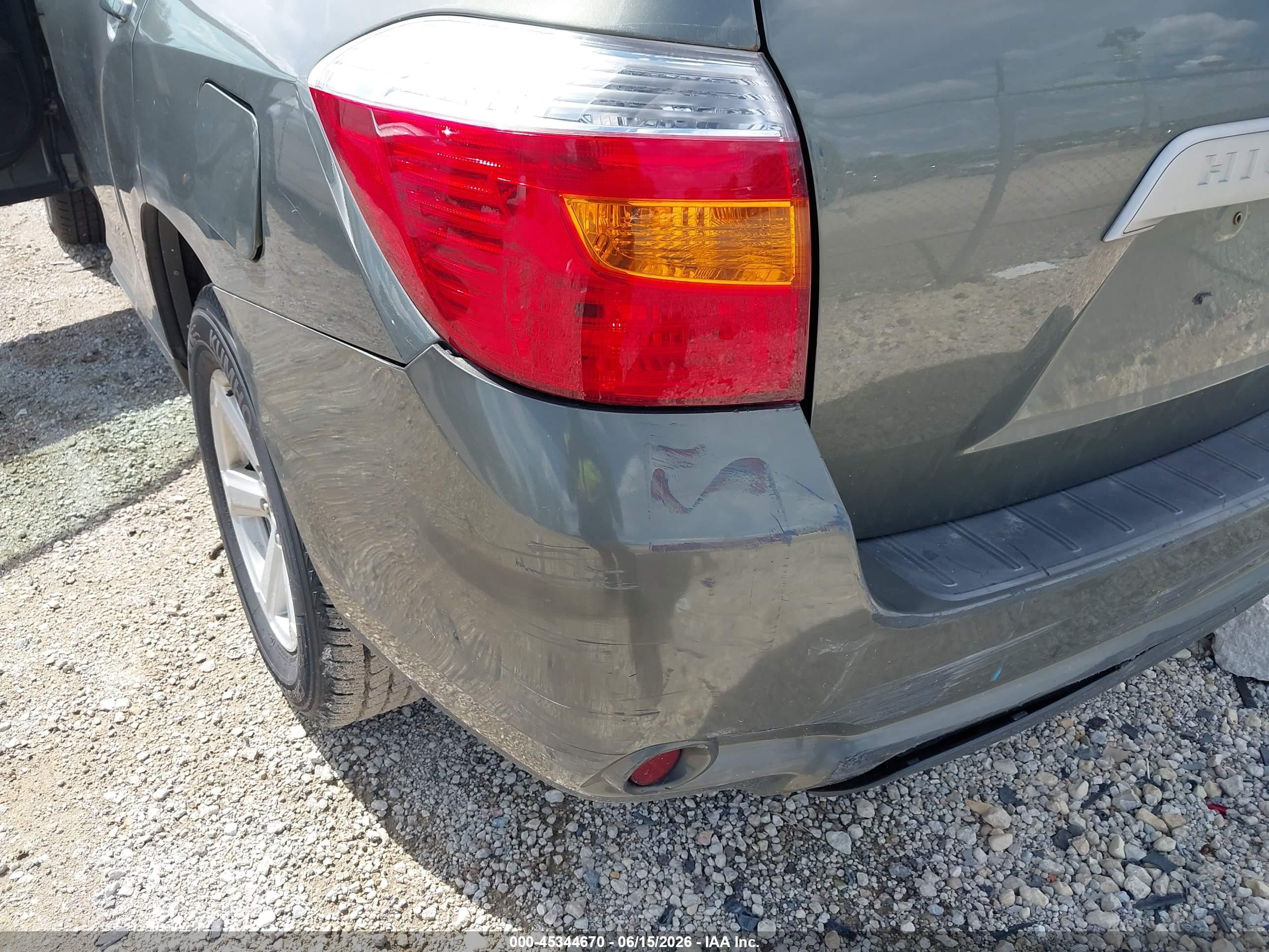 2010 Toyota Highlander Se V6 Gray vin: 5TDJK3EH6AS014398
