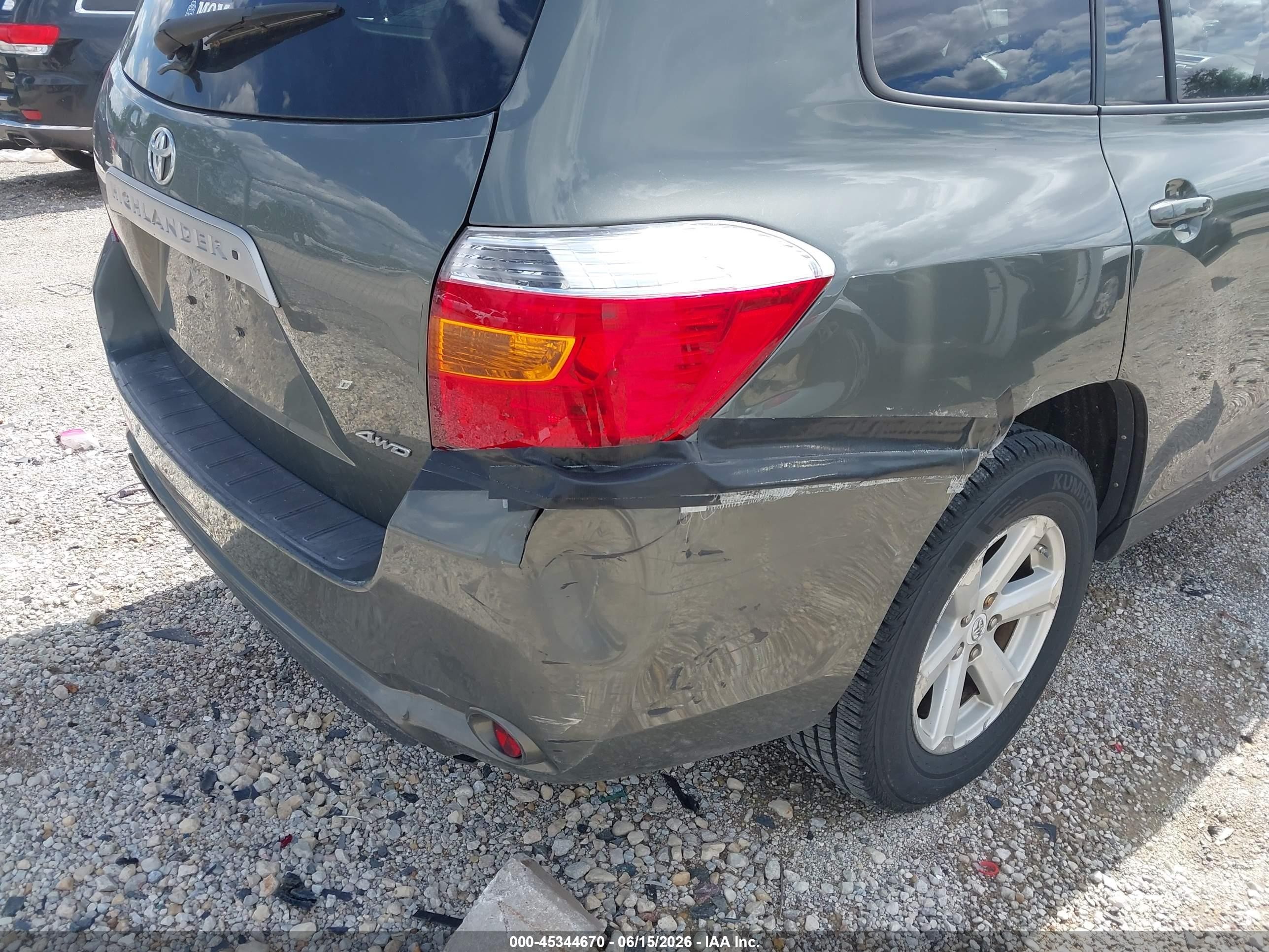 2010 Toyota Highlander Se V6 Gray vin: 5TDJK3EH6AS014398