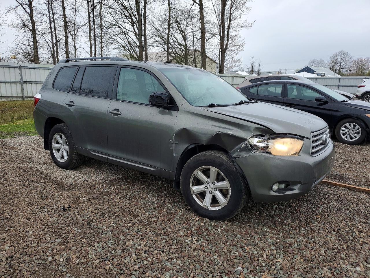 2010 Toyota Highlander Se Gray vin: 5TDJK3EH6AS022680