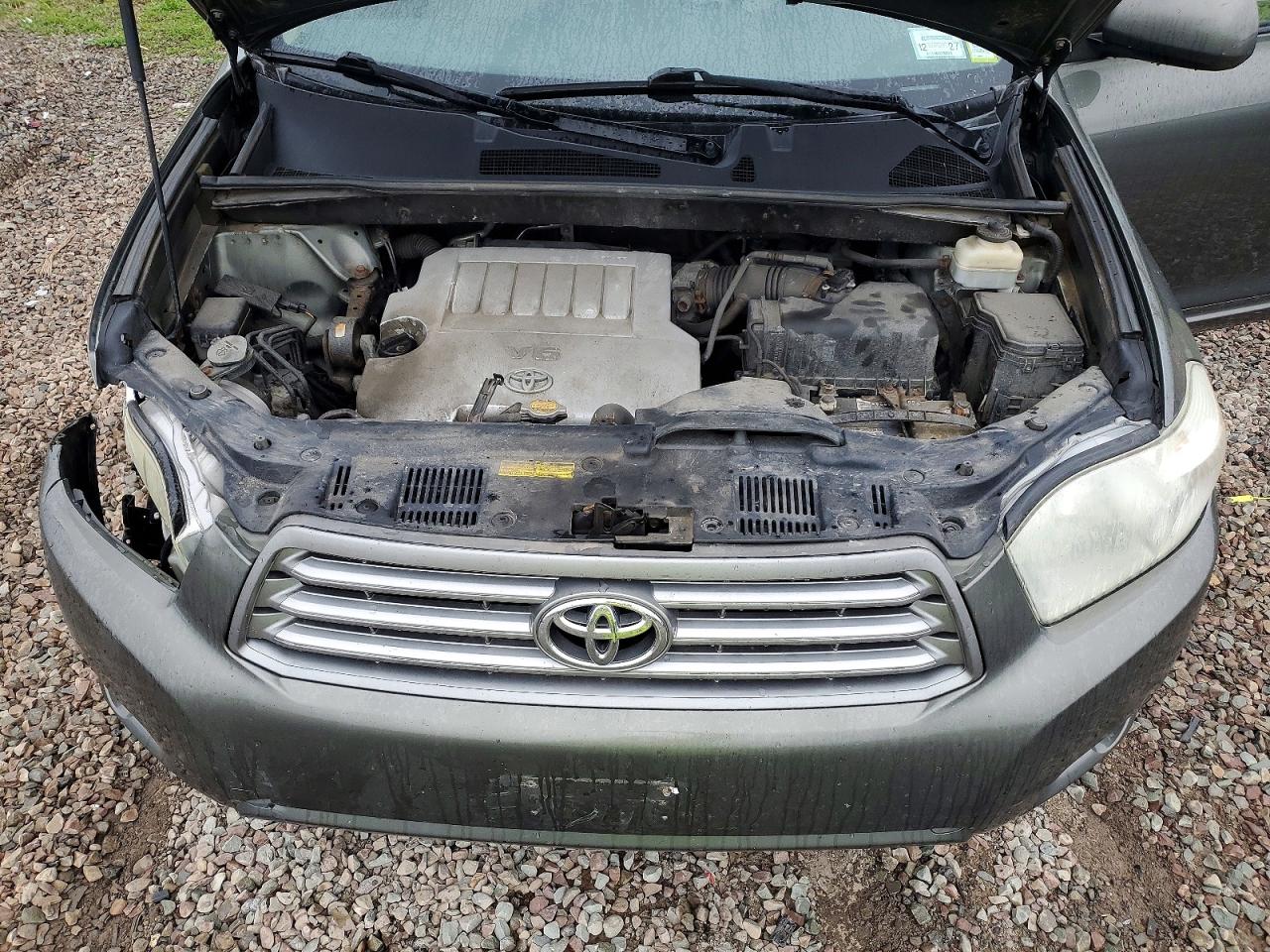 2010 Toyota Highlander Se Gray vin: 5TDJK3EH6AS022680