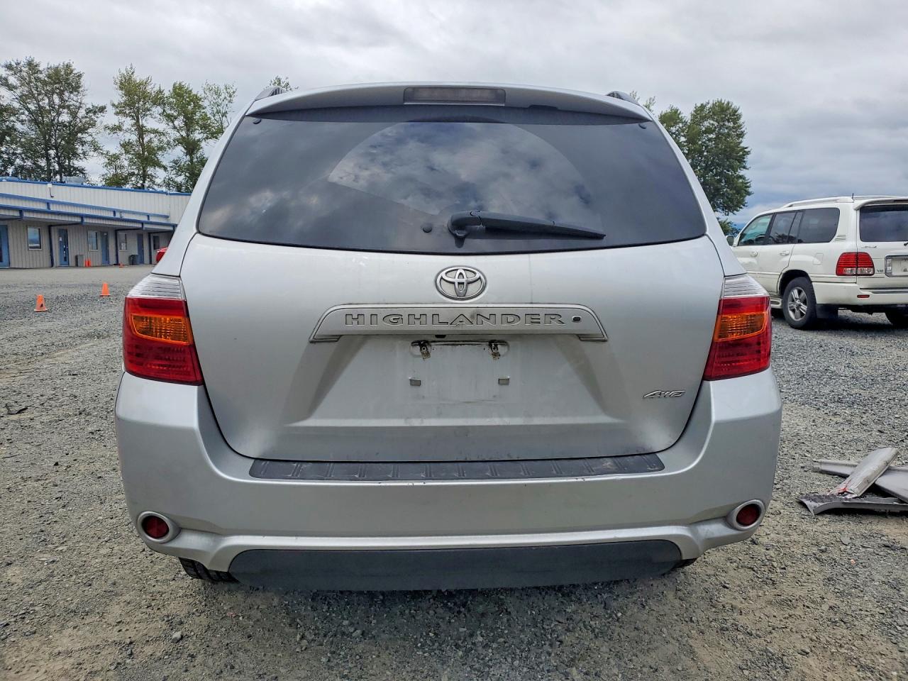 2010 Toyota Highlander Se Silver vin: 5TDJK3EH6AS036577