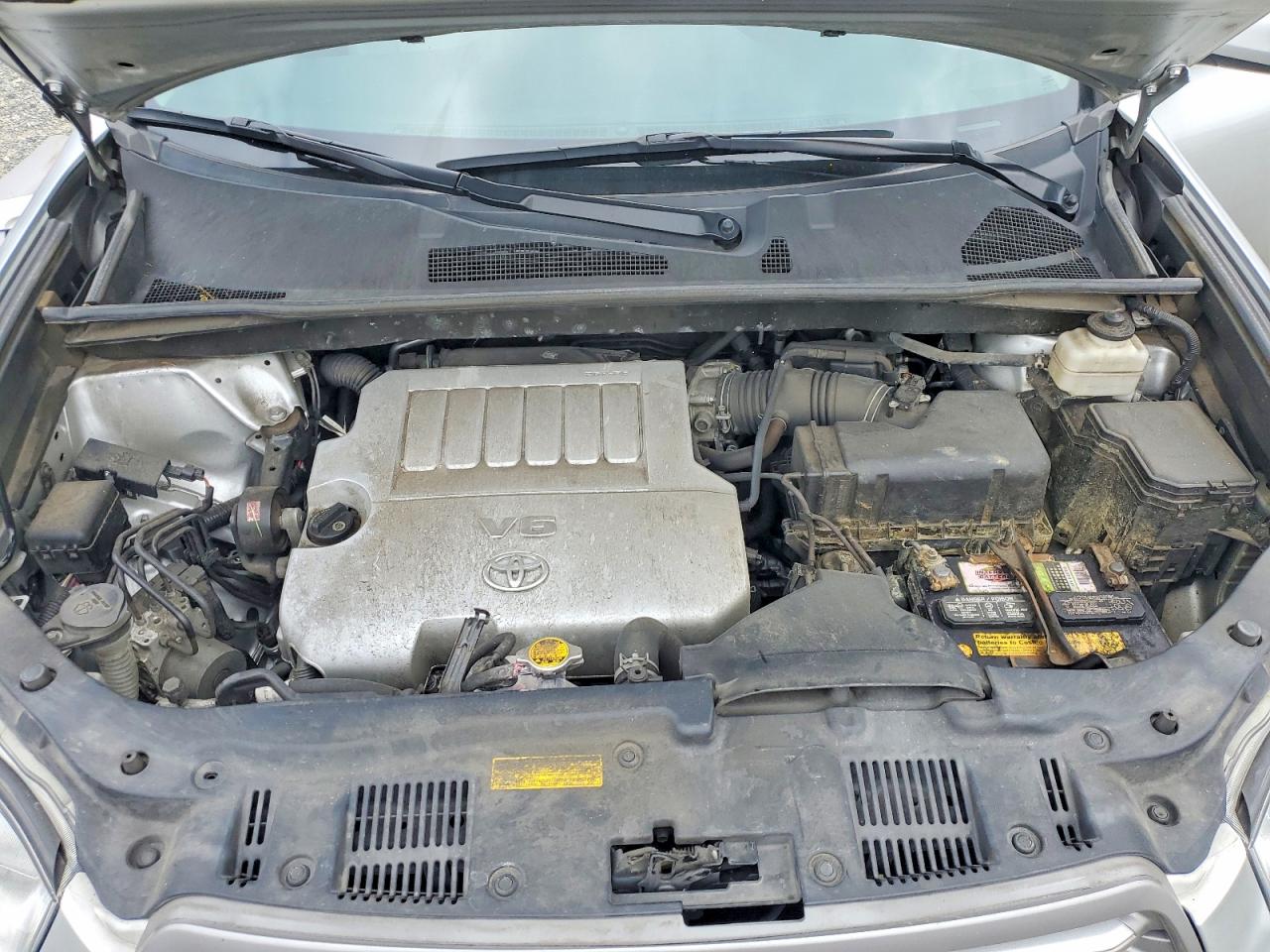2010 Toyota Highlander Se Silver vin: 5TDJK3EH6AS036577