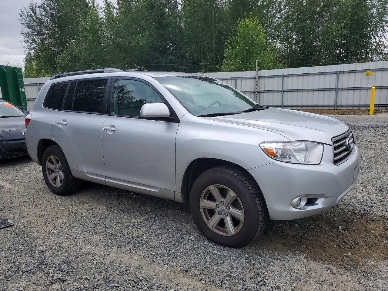 2010 Toyota Highlander Se Silver vin: 5TDJK3EH6AS036577
