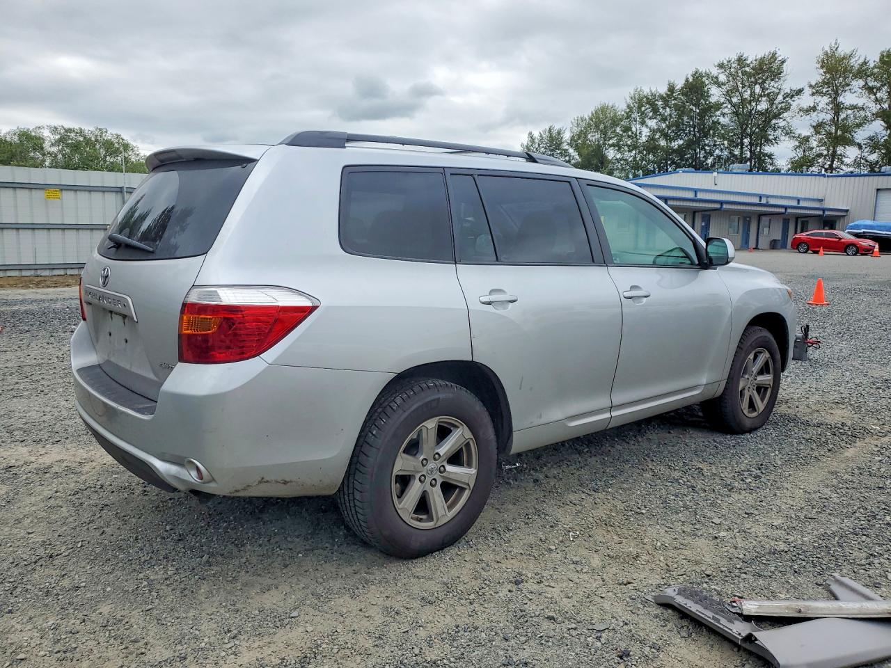2010 Toyota Highlander Se Silver vin: 5TDJK3EH6AS036577