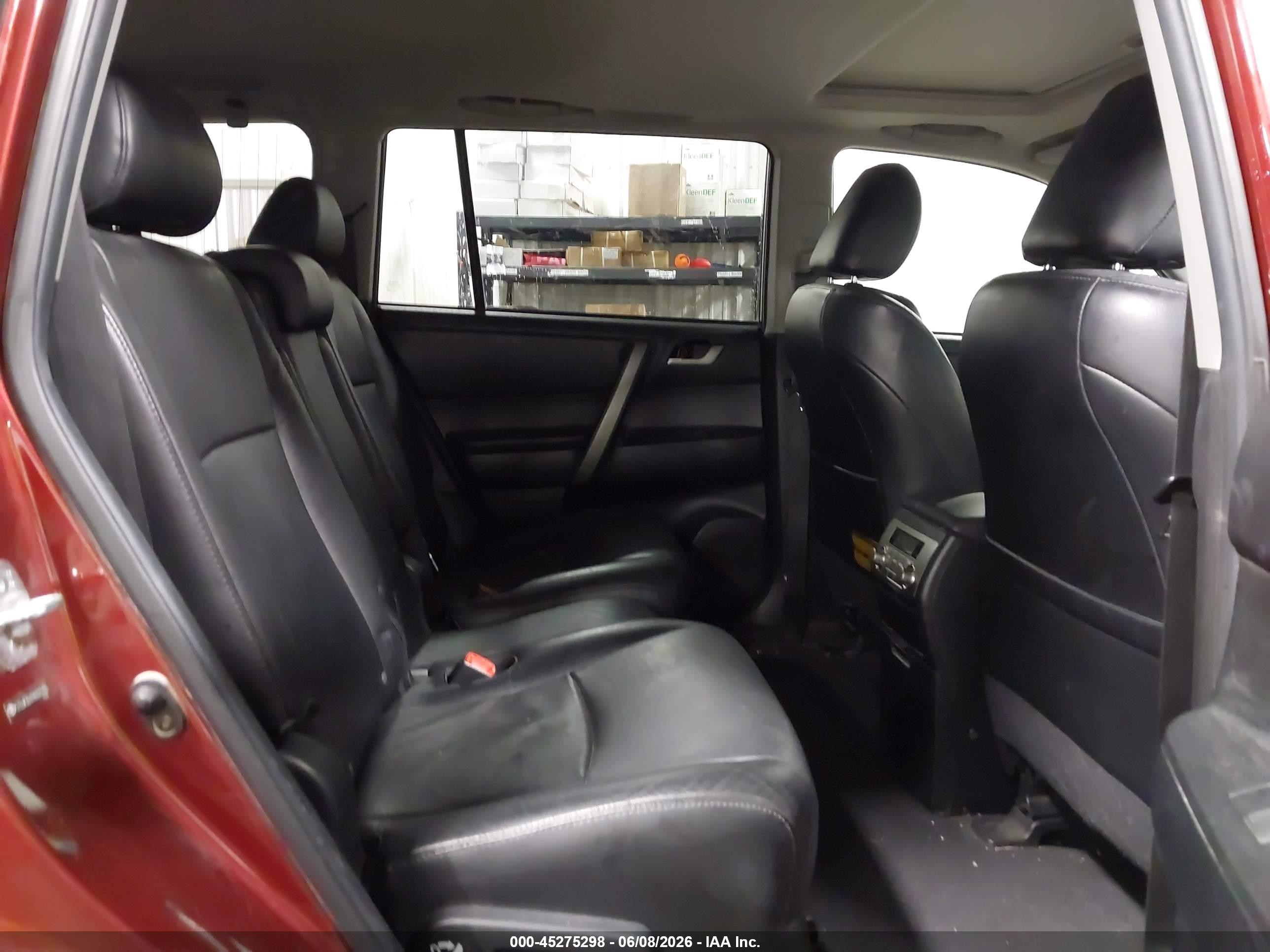 2010 Toyota Highlander Se V6 Red vin: 5TDJK3EH7AS025765