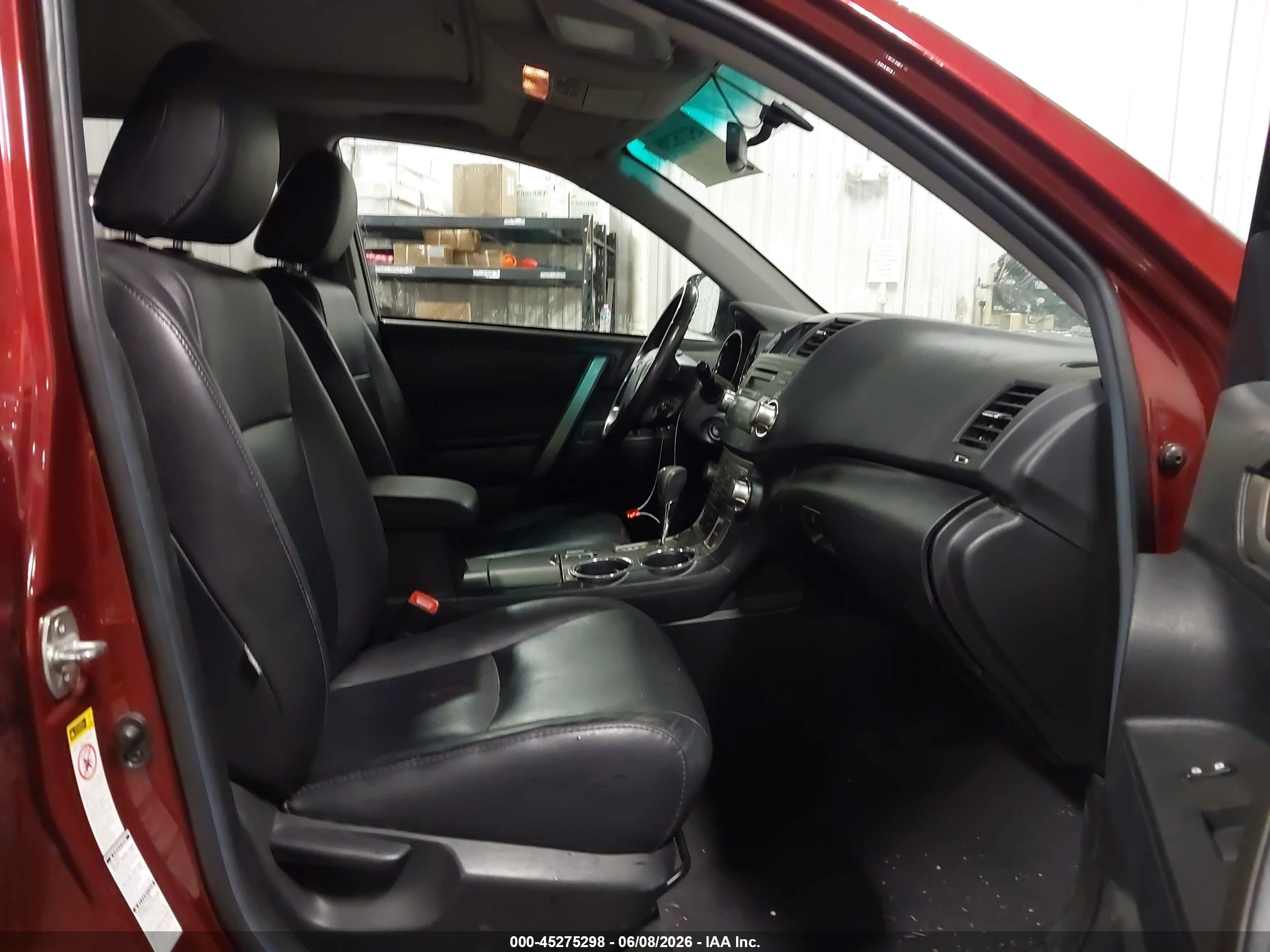 2010 Toyota Highlander Se V6 Red vin: 5TDJK3EH7AS025765