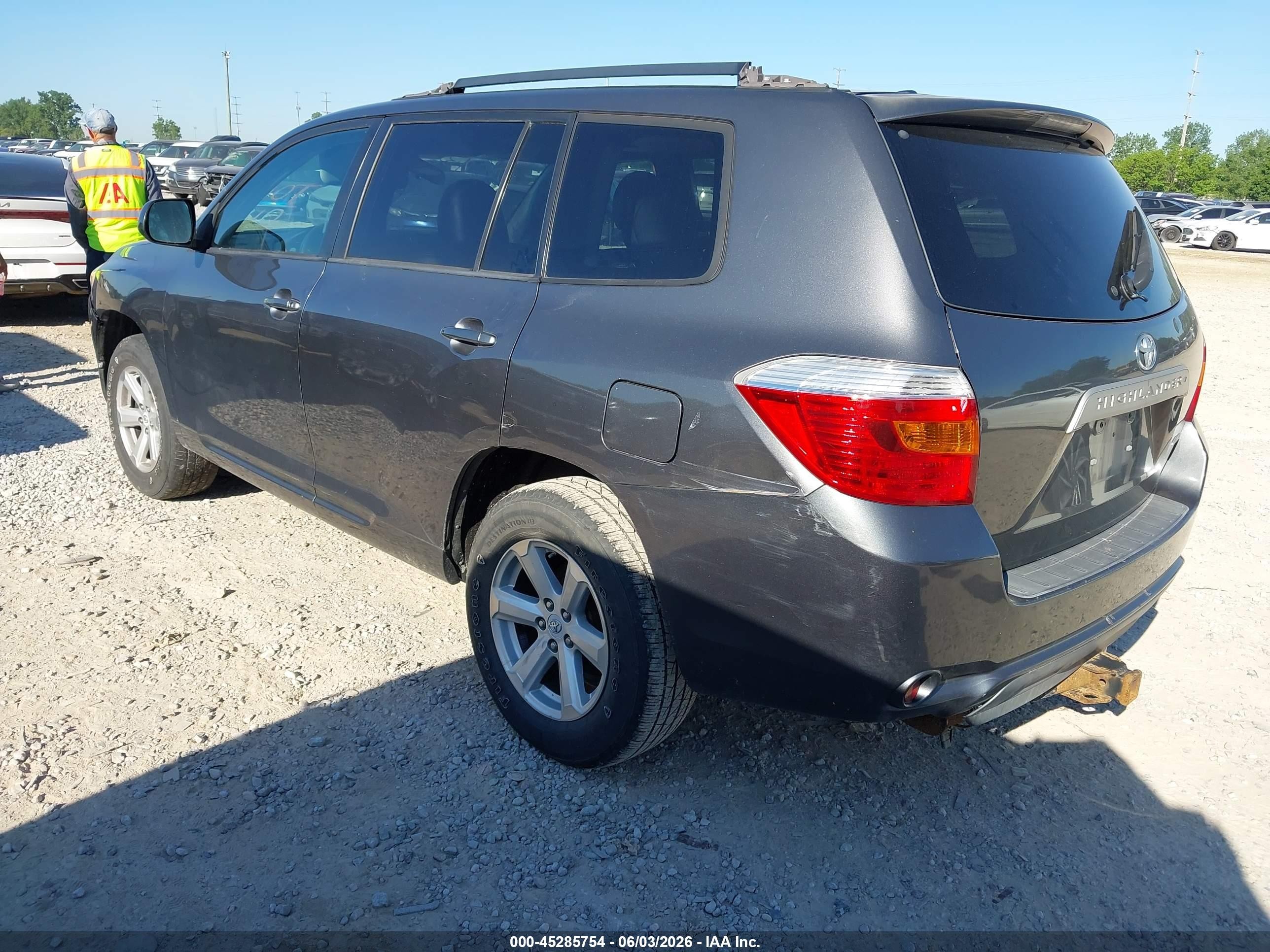 2010 Toyota Highlander Se V6 Gray vin: 5TDJK3EH7AS037723