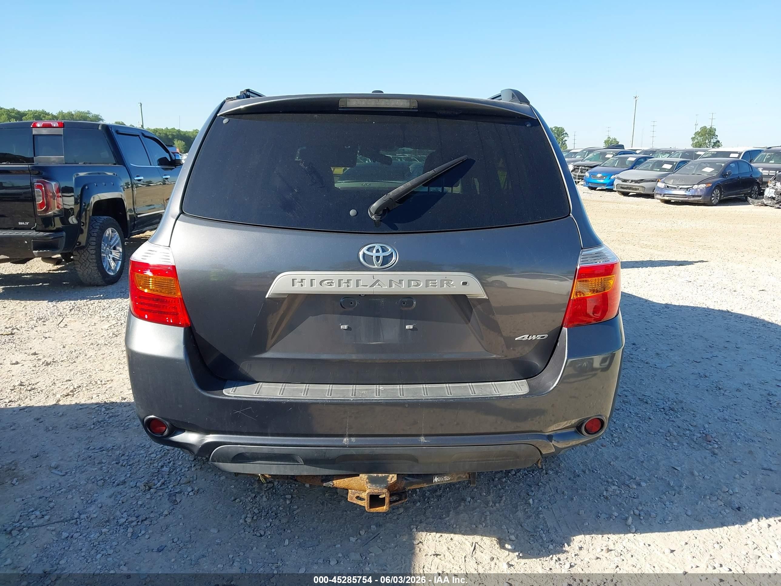 2010 Toyota Highlander Se V6 Gray vin: 5TDJK3EH7AS037723