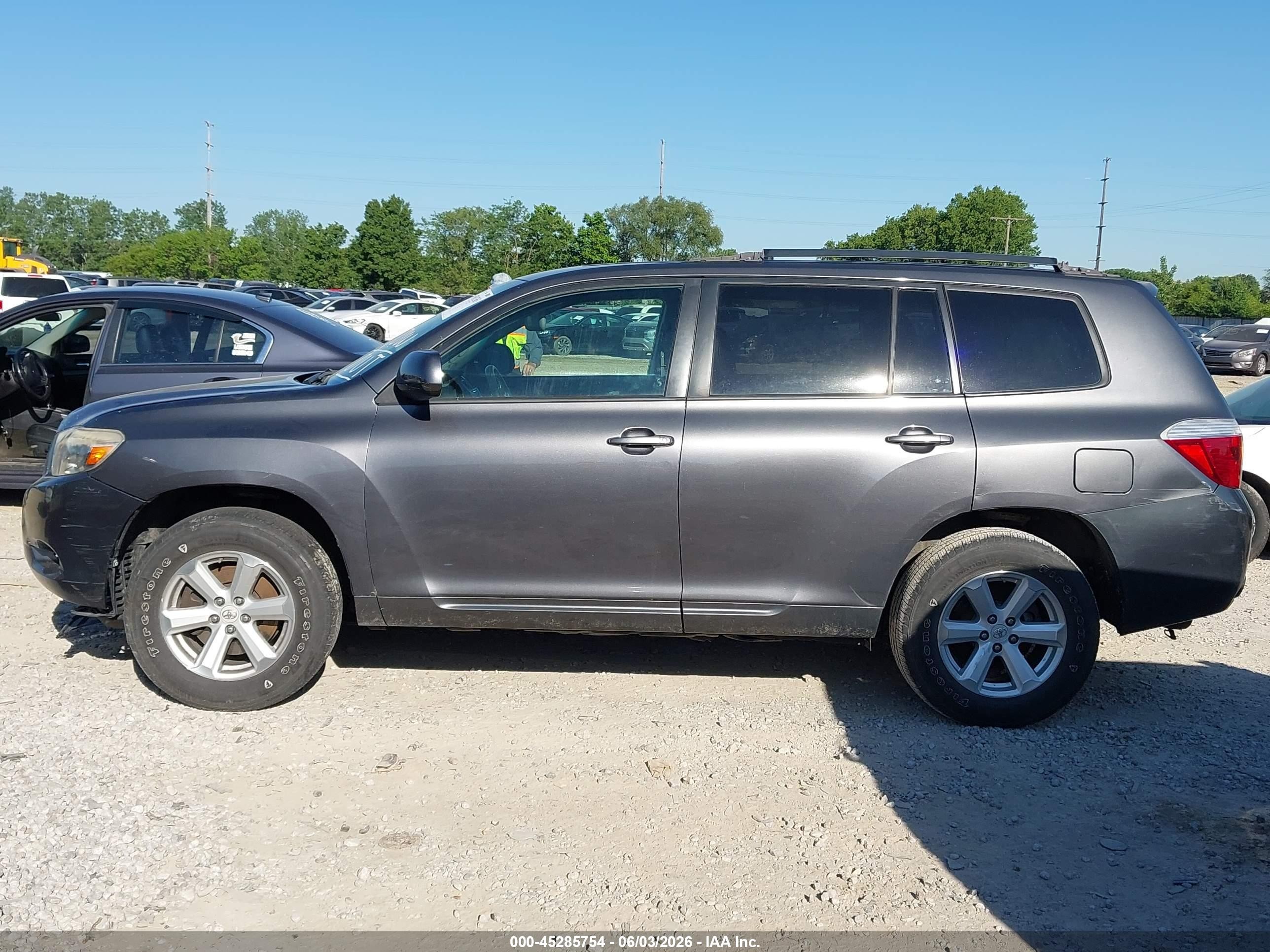 2010 Toyota Highlander Se V6 Gray vin: 5TDJK3EH7AS037723