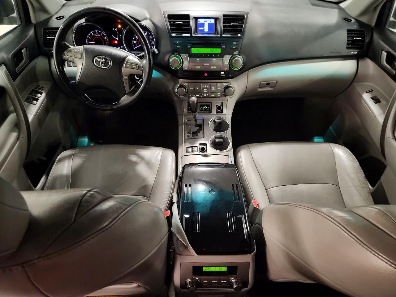 2010 Toyota Highlander Se Gray vin: 5TDJK3EH8AS014516