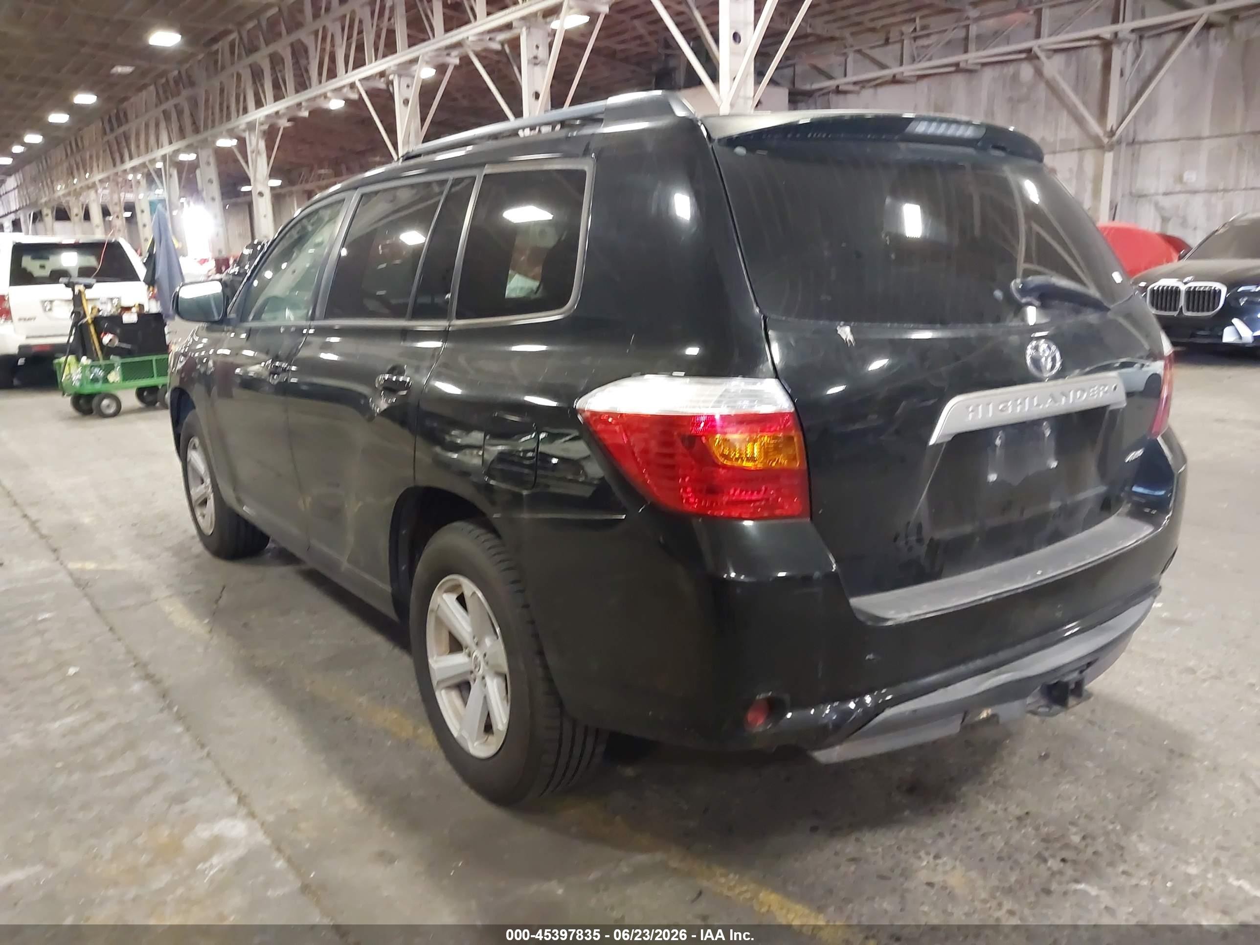 2010 Toyota Highlander Se V6 Black vin: 5TDJK3EH8AS030098