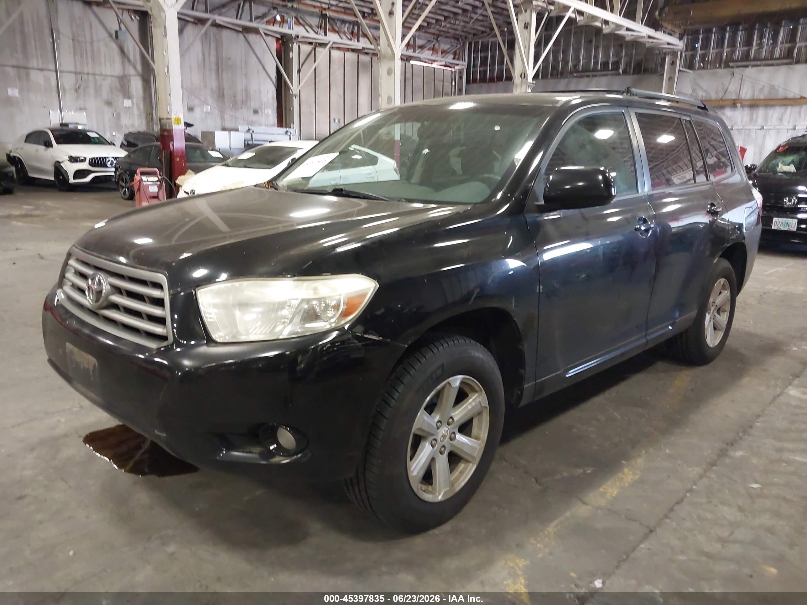 2010 Toyota Highlander Se V6 Black vin: 5TDJK3EH8AS030098