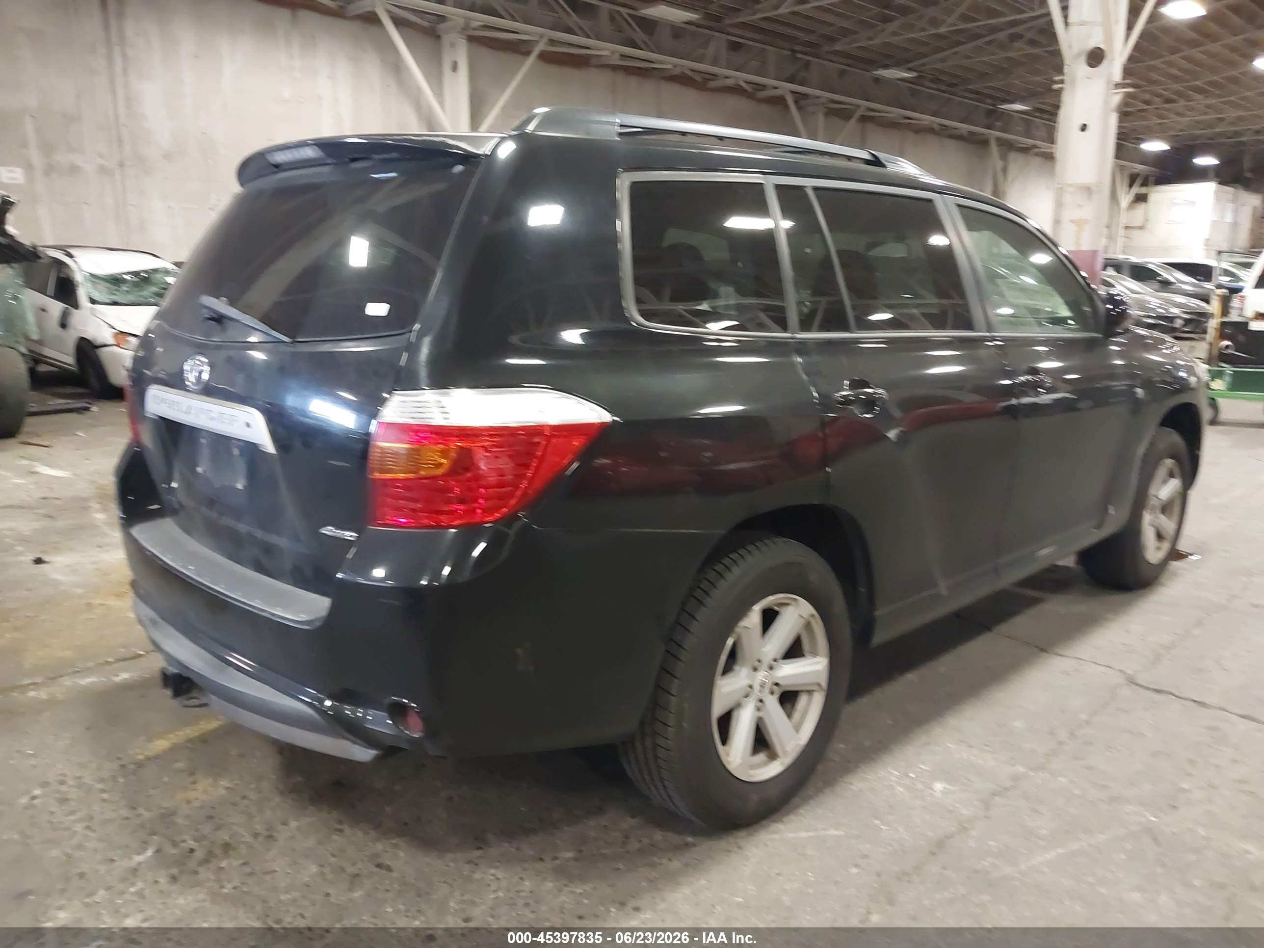 2010 Toyota Highlander Se V6 Black vin: 5TDJK3EH8AS030098