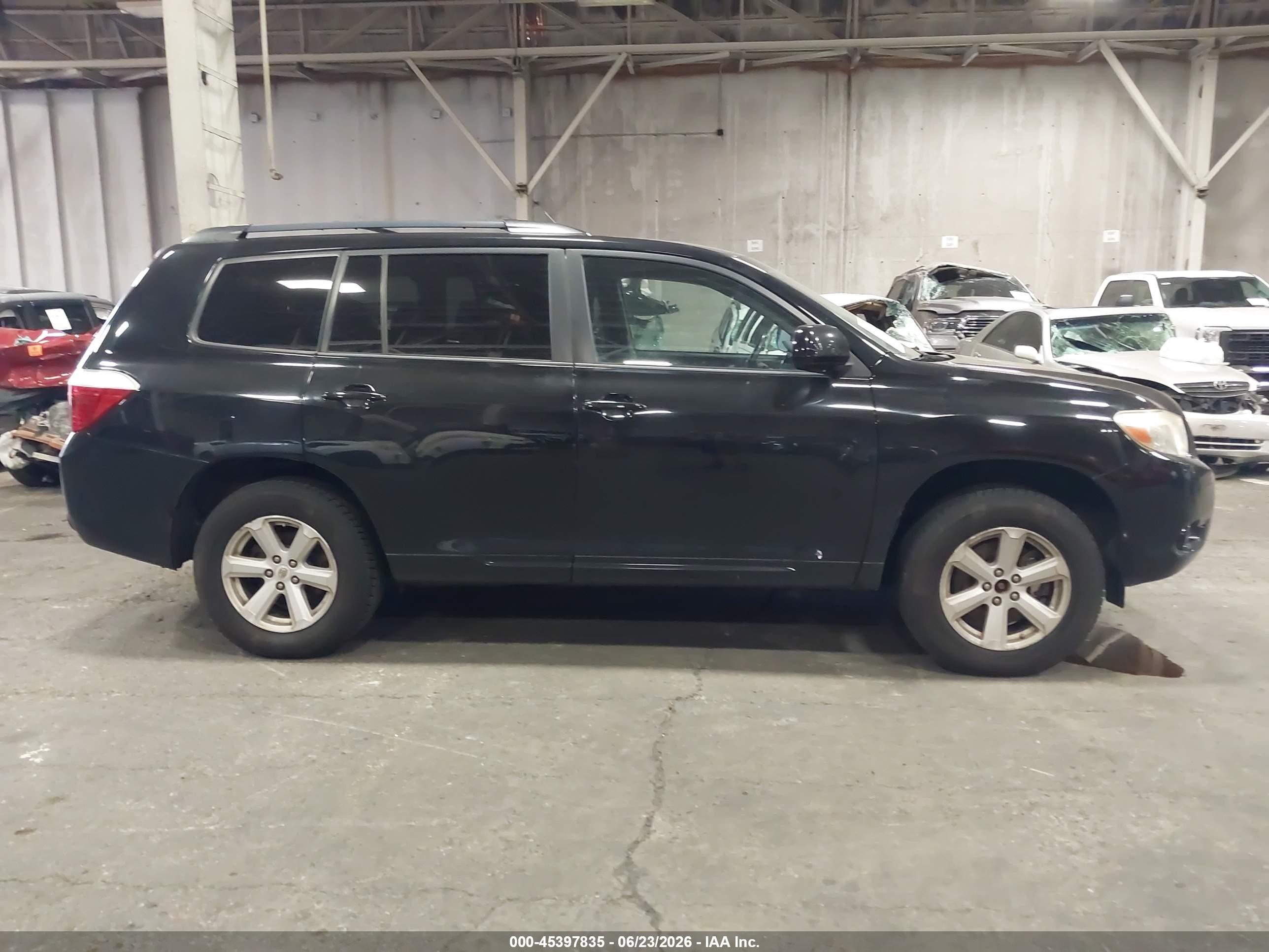 2010 Toyota Highlander Se V6 Black vin: 5TDJK3EH8AS030098