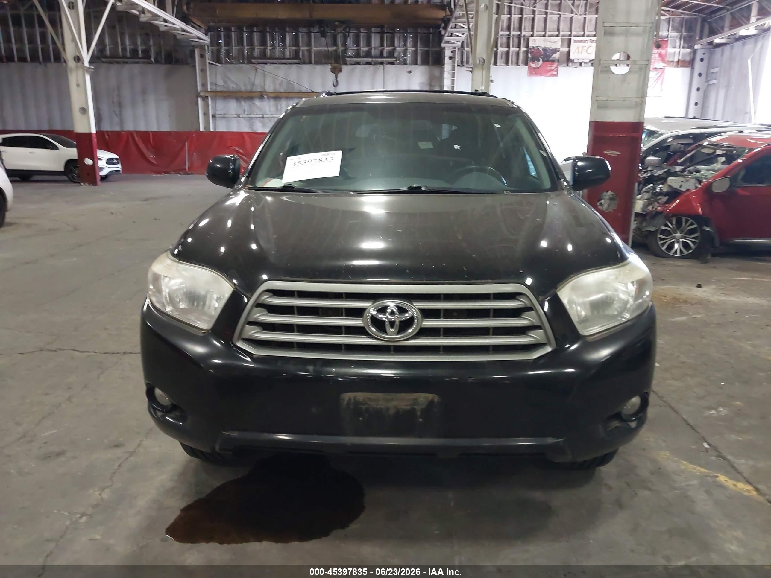2010 Toyota Highlander Se V6 Black vin: 5TDJK3EH8AS030098