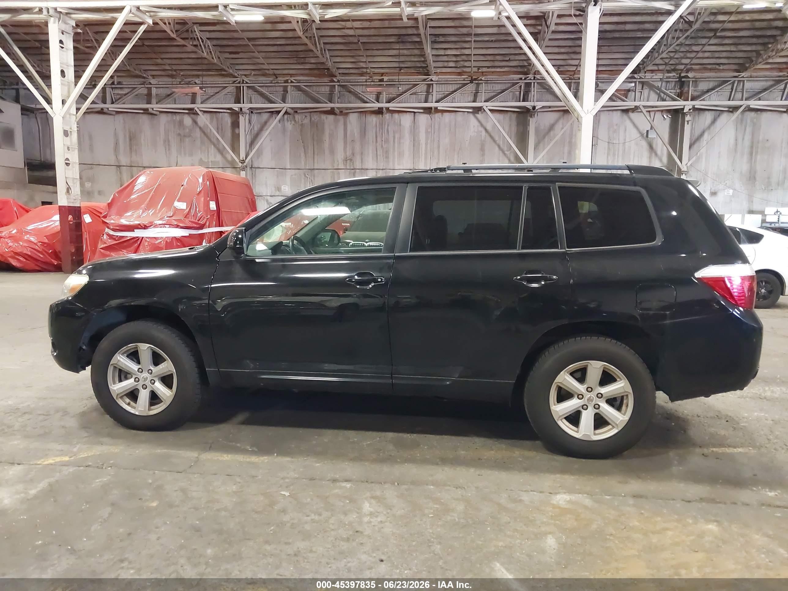 2010 Toyota Highlander Se V6 Black vin: 5TDJK3EH8AS030098