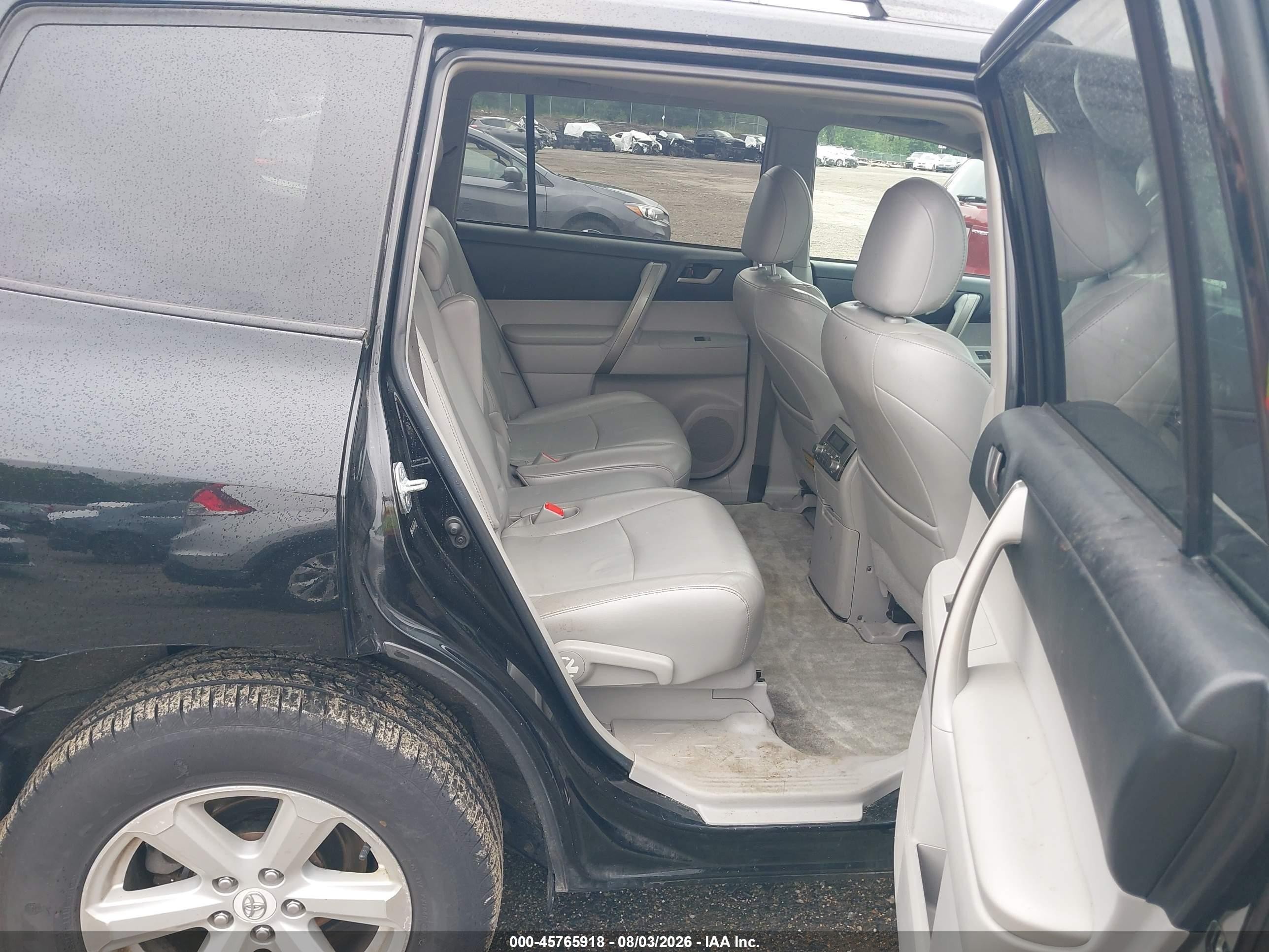 2010 Toyota Highlander Se V6 Black vin: 5TDJK3EH8AS035169