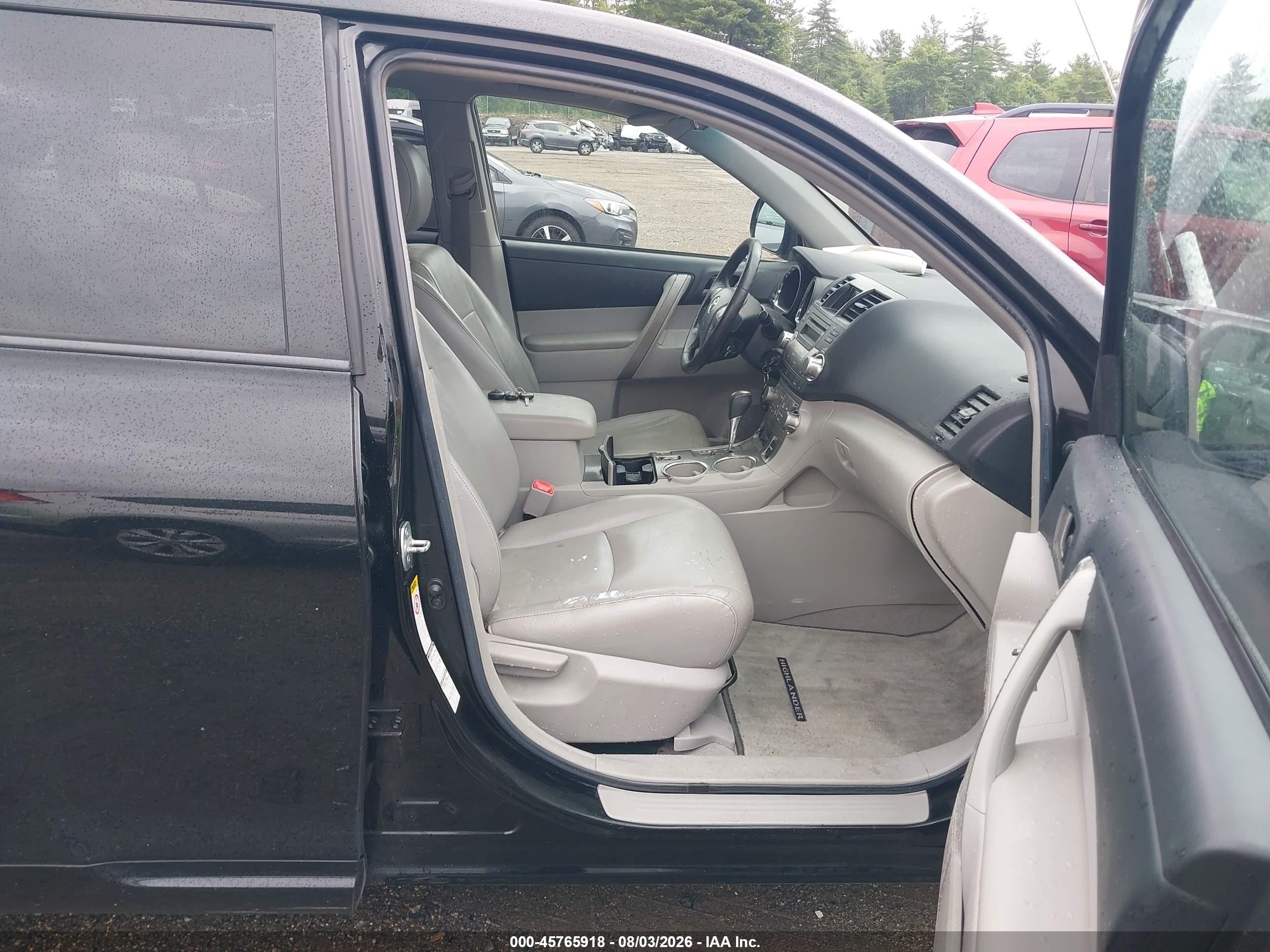 2010 Toyota Highlander Se V6 Black vin: 5TDJK3EH8AS035169