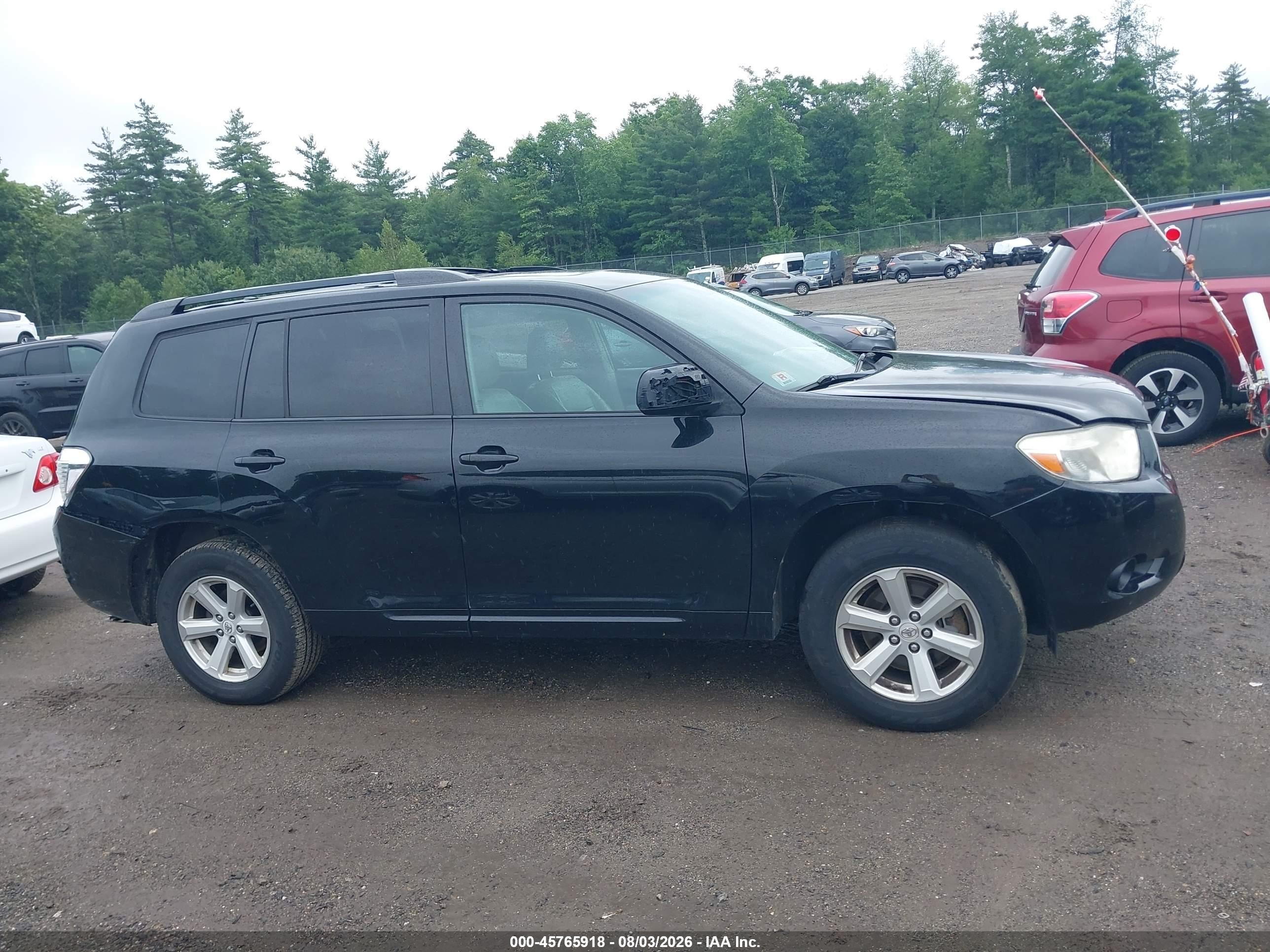 2010 Toyota Highlander Se V6 Black vin: 5TDJK3EH8AS035169