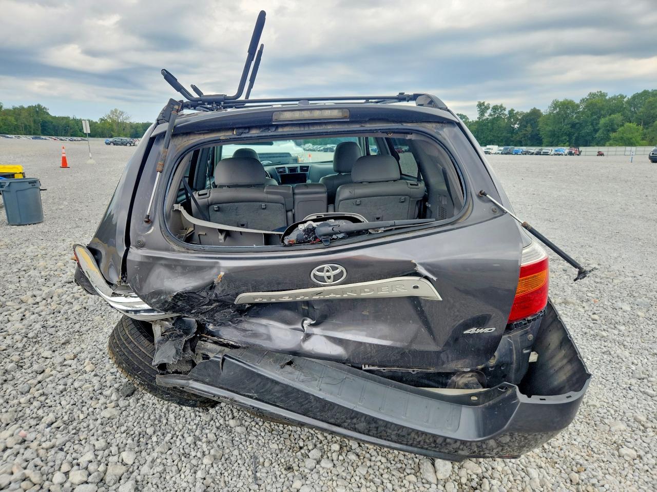 2010 Toyota Highlander Se Серый vin: 5TDJK3EH9AS009101